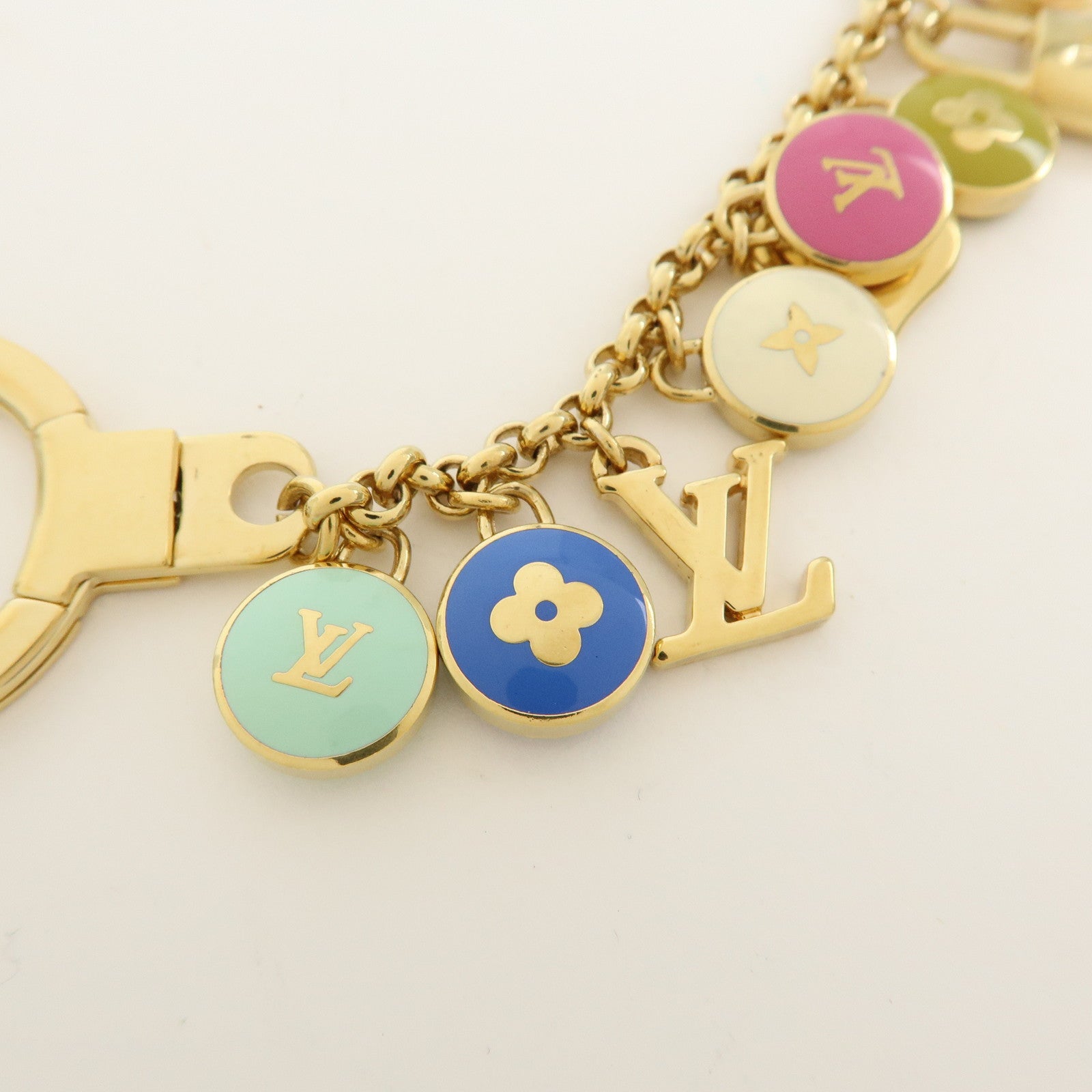 Louis Vuitton Porte Cles Chaine Pastilles Metal Key Chain M66172