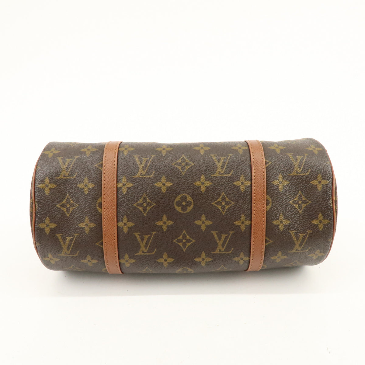 Louis Vuitton Monogram Papillon 30 Hand Bag Brown M51365