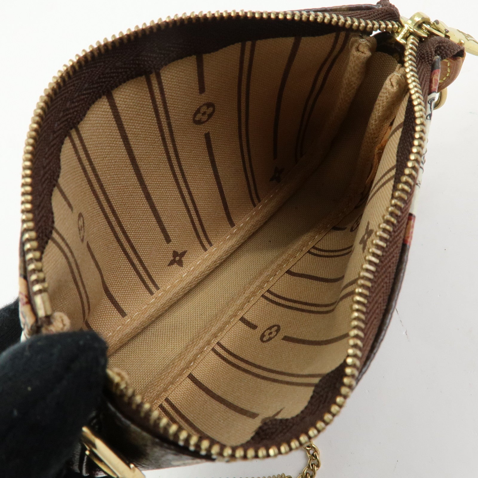 Louis Vuitton Monogram Mini Pochette Accessoire Patch Brown M95804