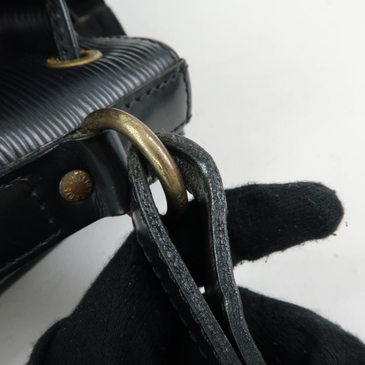 Louis Vuitton Epi Leather Petit Noe Shoulder Bag Noir Black M59012