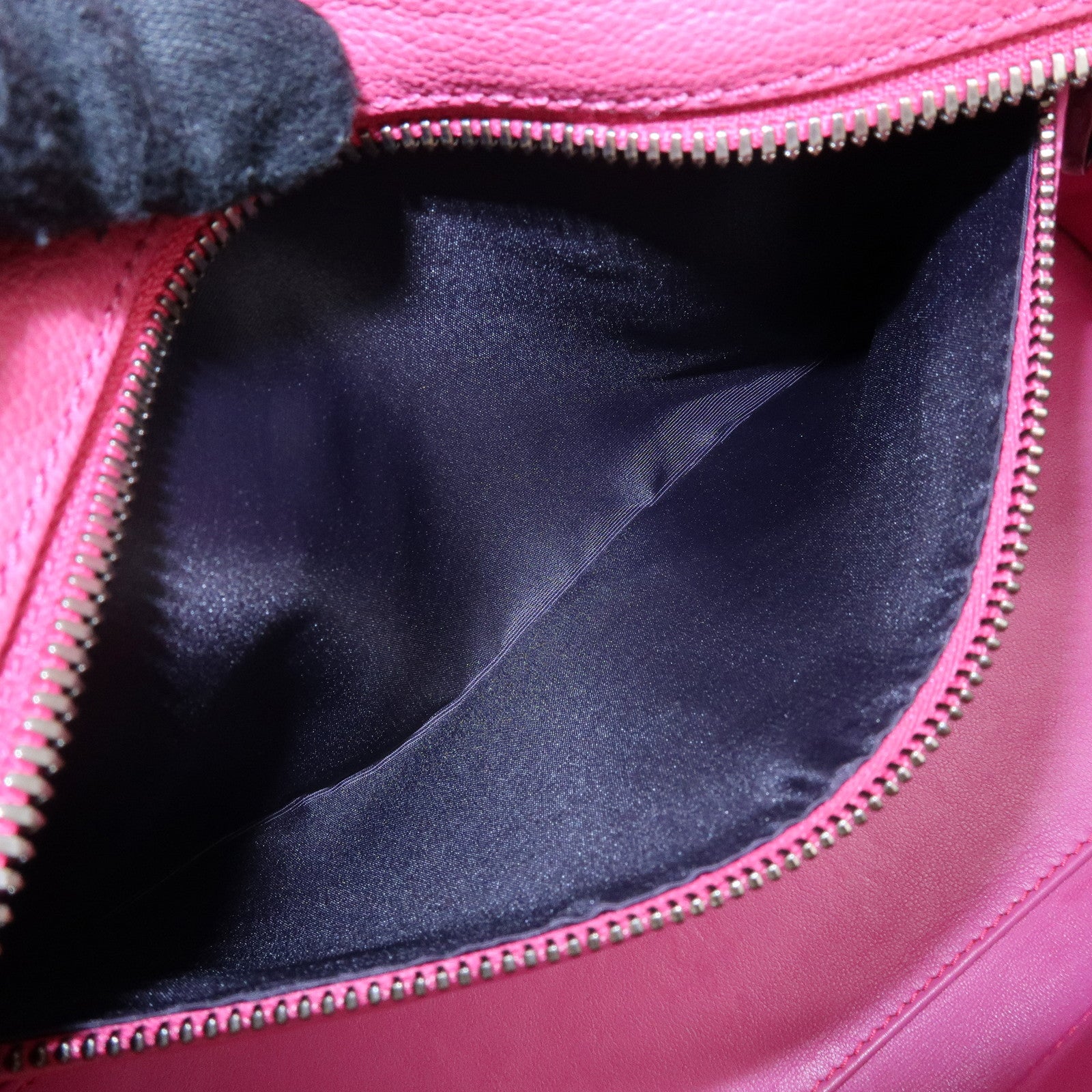 LOEWE Anagram Leather Amazona 28 Hand Bag Boston Bag Pink