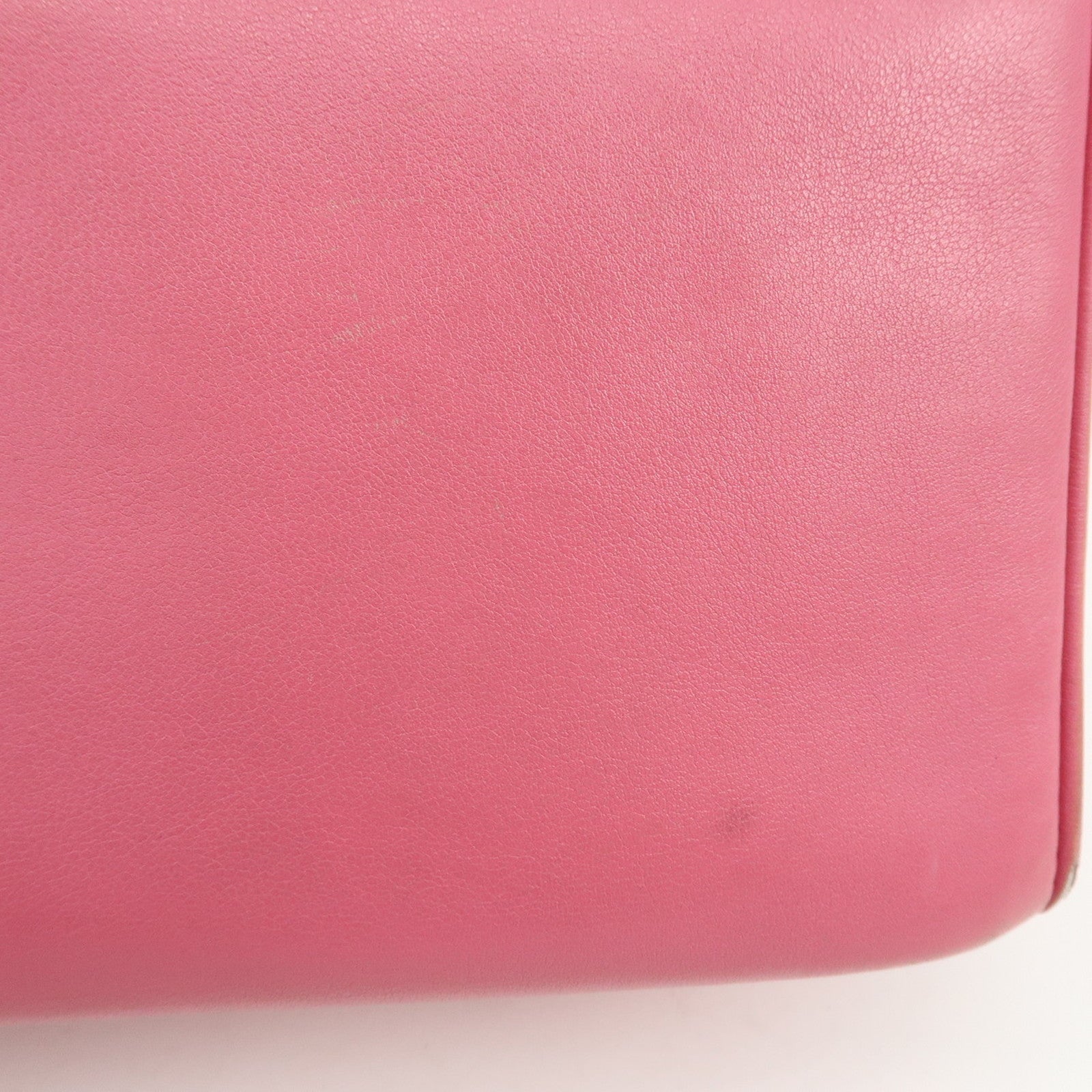 Christian Dior Diorissimo Leather 2Way Bag Hand Bag Shoulder Bag Pink