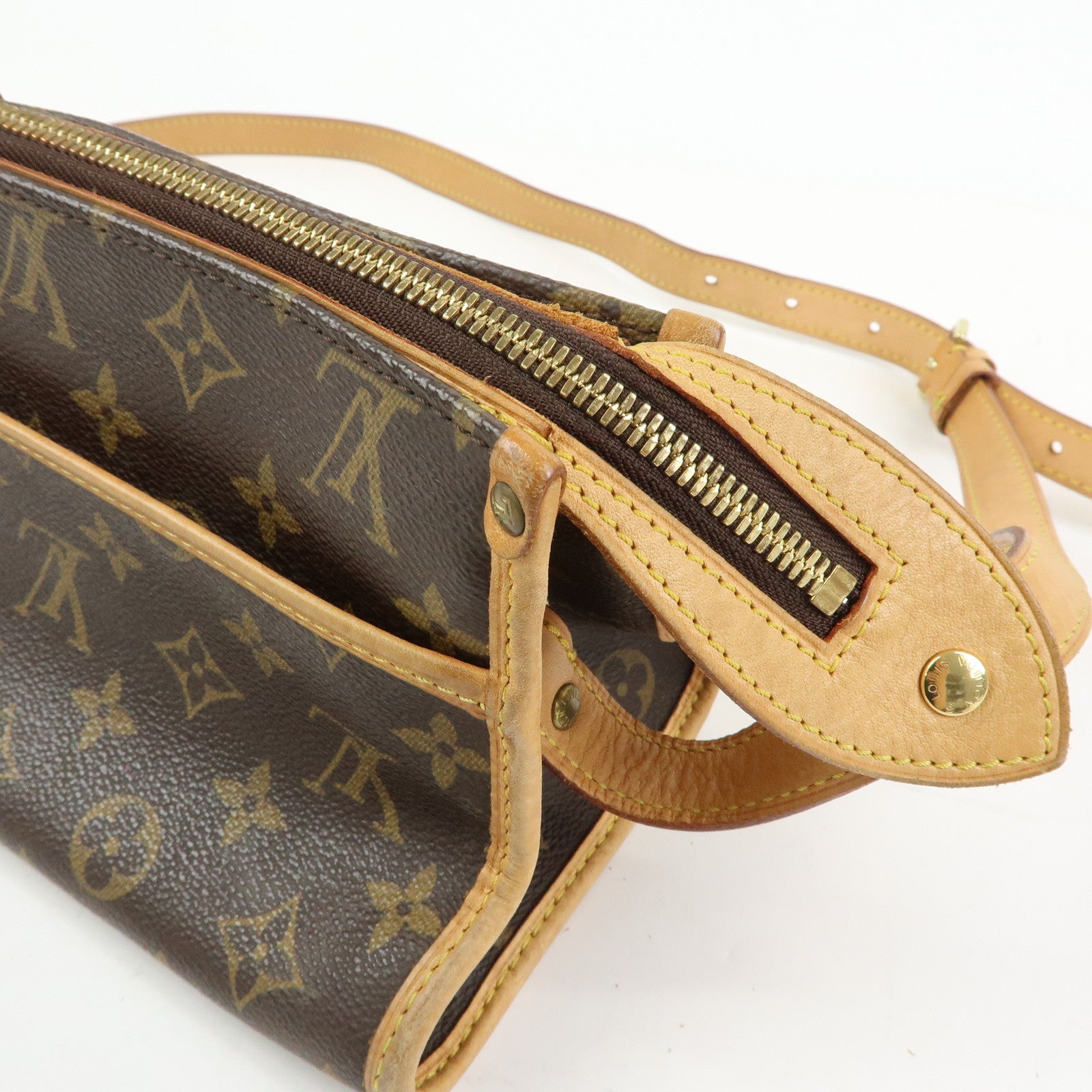 Louis Vuitton Monogram Popincourt Long Shoulder Bag Brown M40008
