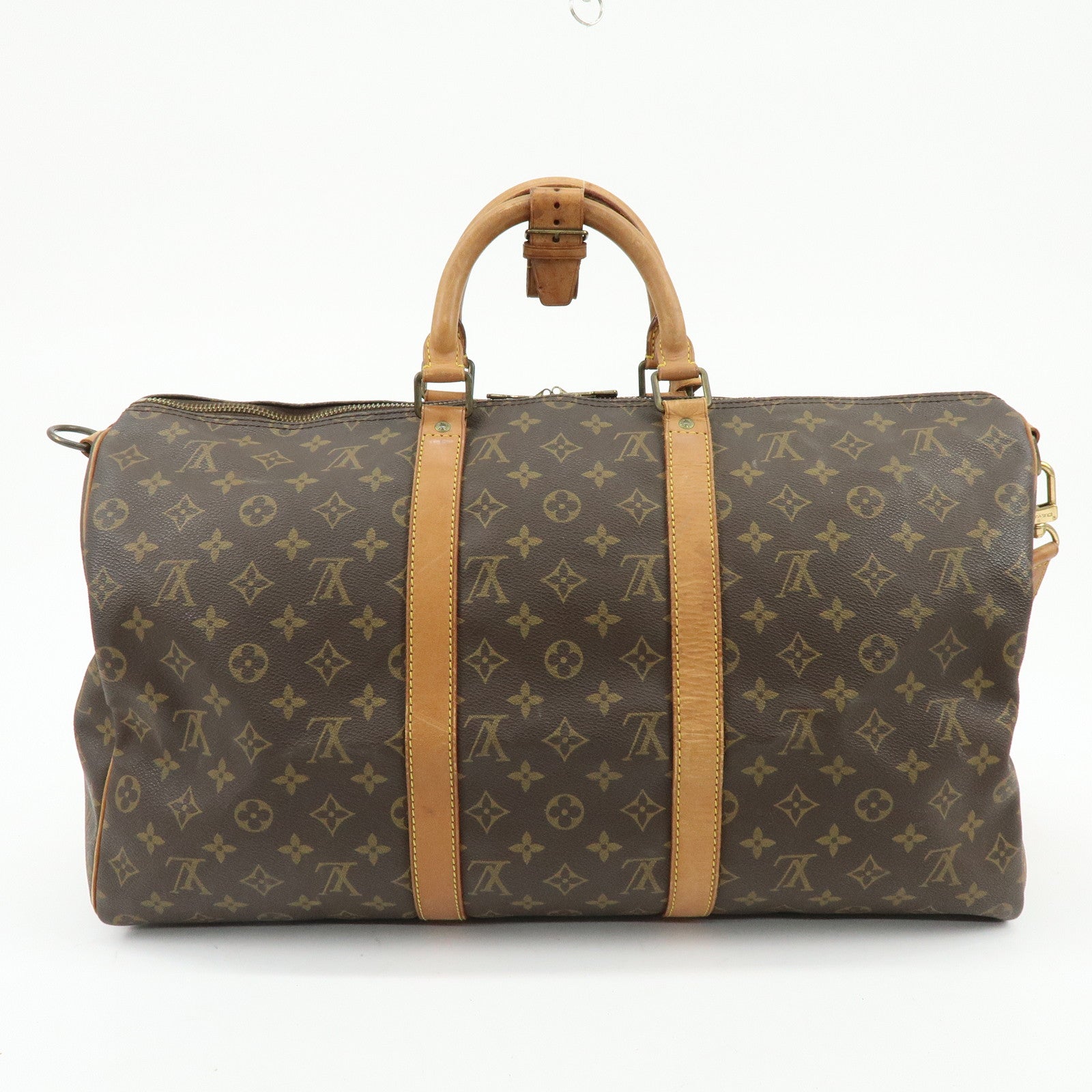 Louis Vuitton Monogram Keep All Bandouliere 50 Boston Bag M41416