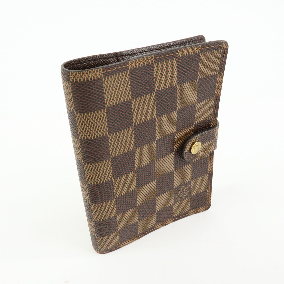 Louis Vuitton Damier Agenda PM Planner Cover Brown R20700