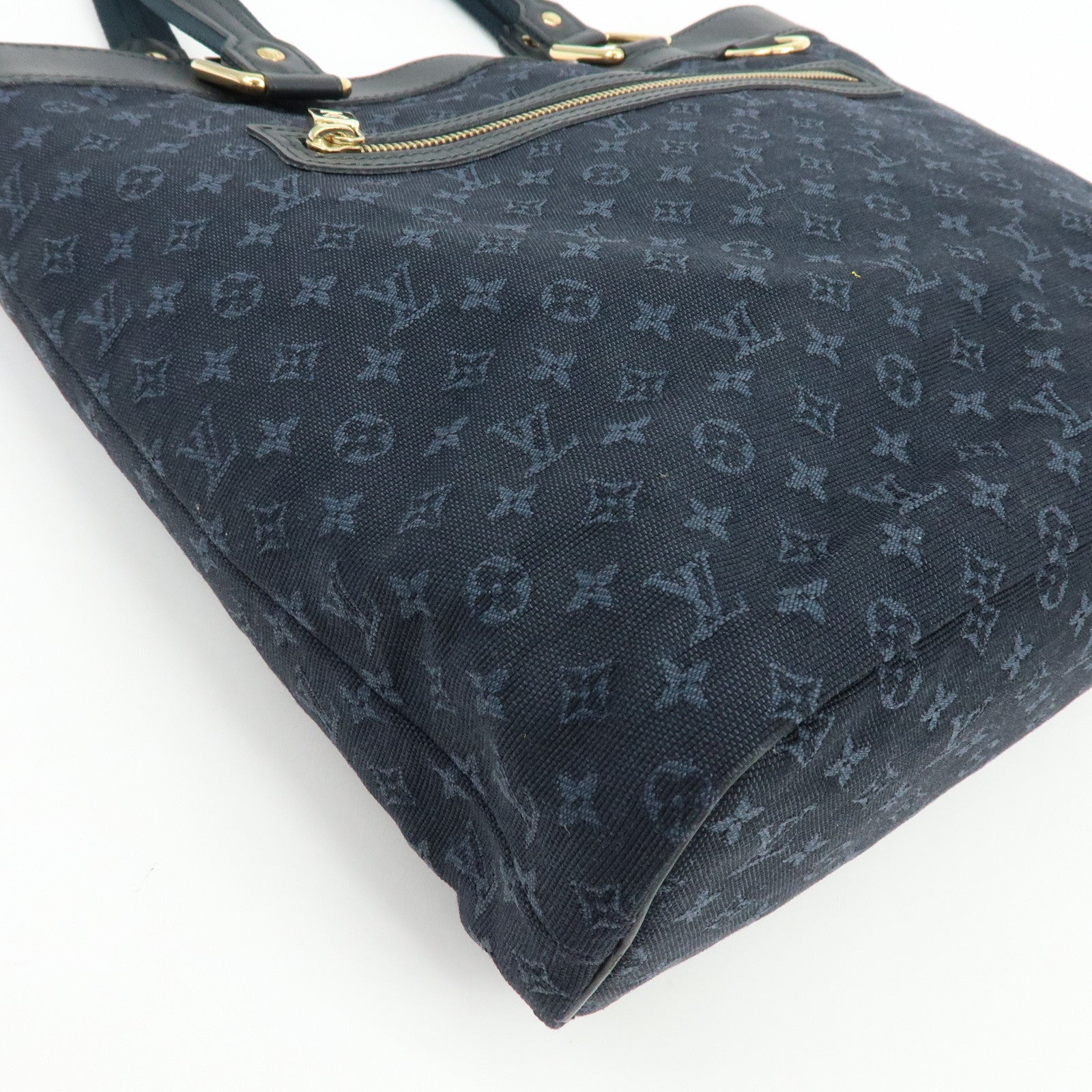 Louis Vuitton Monogram Mini Lucille GM Canvas Tote Bag Blue M92679