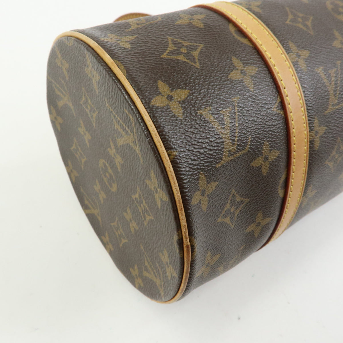 Louis Vuitton Monogram Papillon 30 Hand Bag Brown M51385