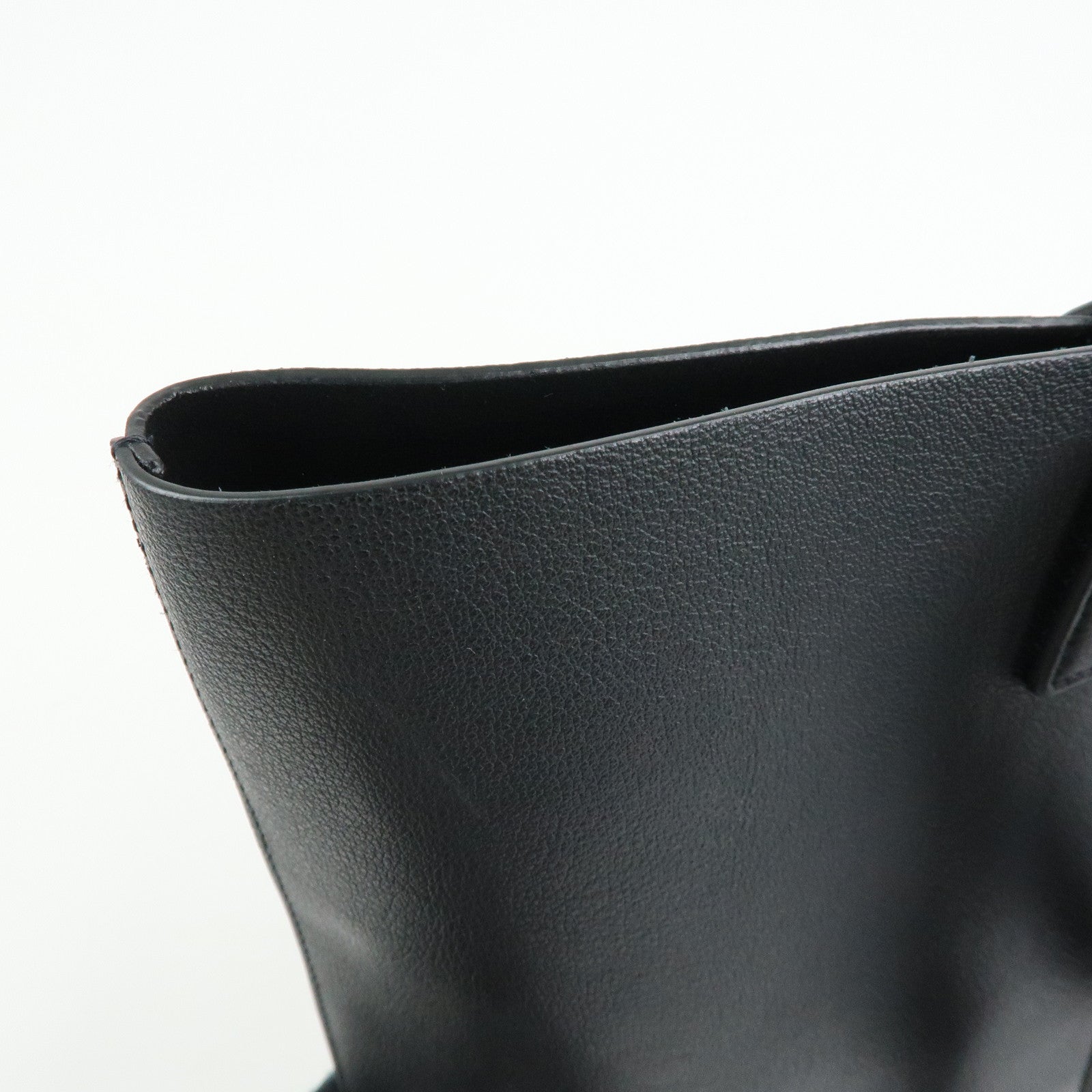 SAINT LAURENT PARIS Cassandra North South Toy Shopping Bag Black 600306