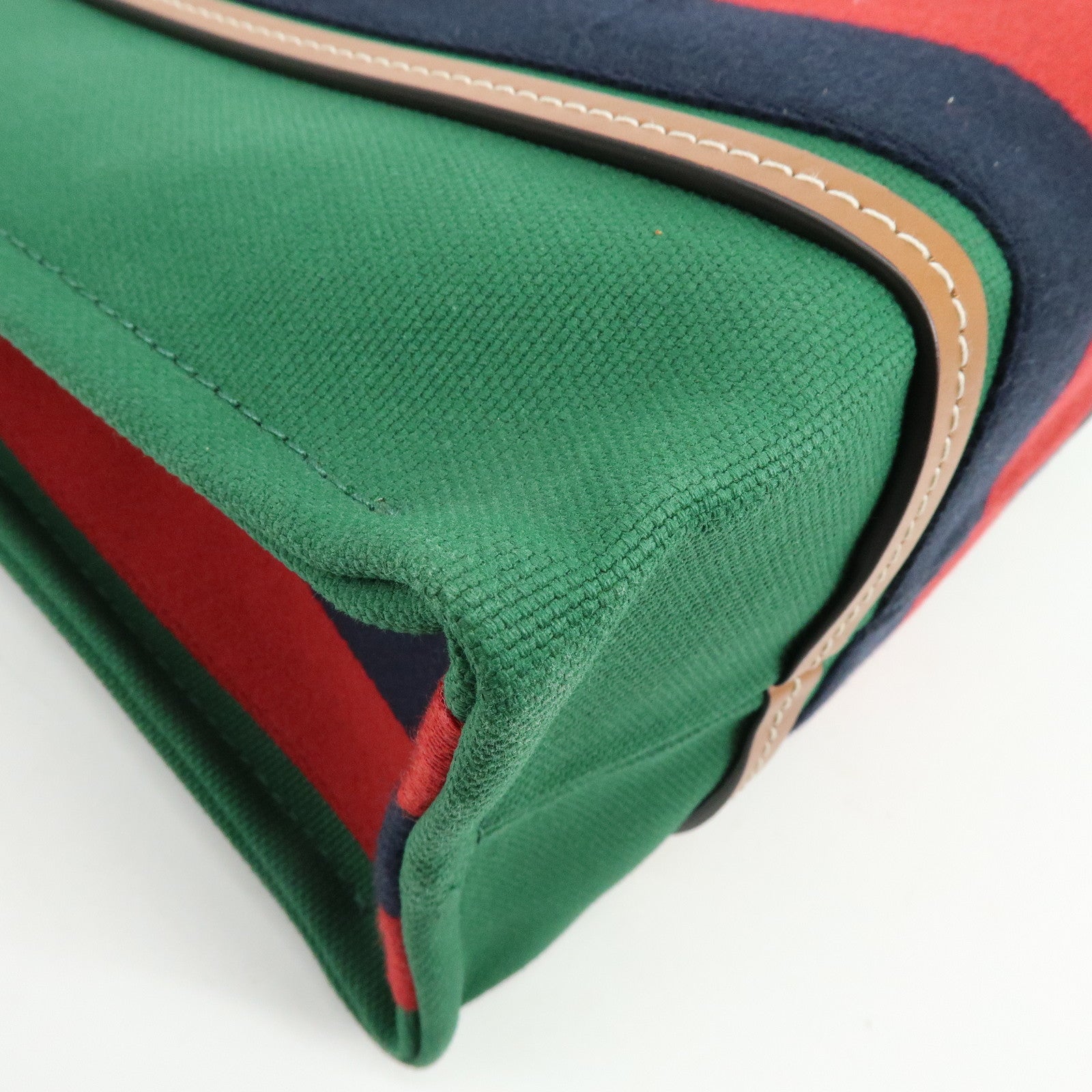 GUCCI Interlocking G Sherry Canvas 2Way Bag Hand Shoulder Bag 727728