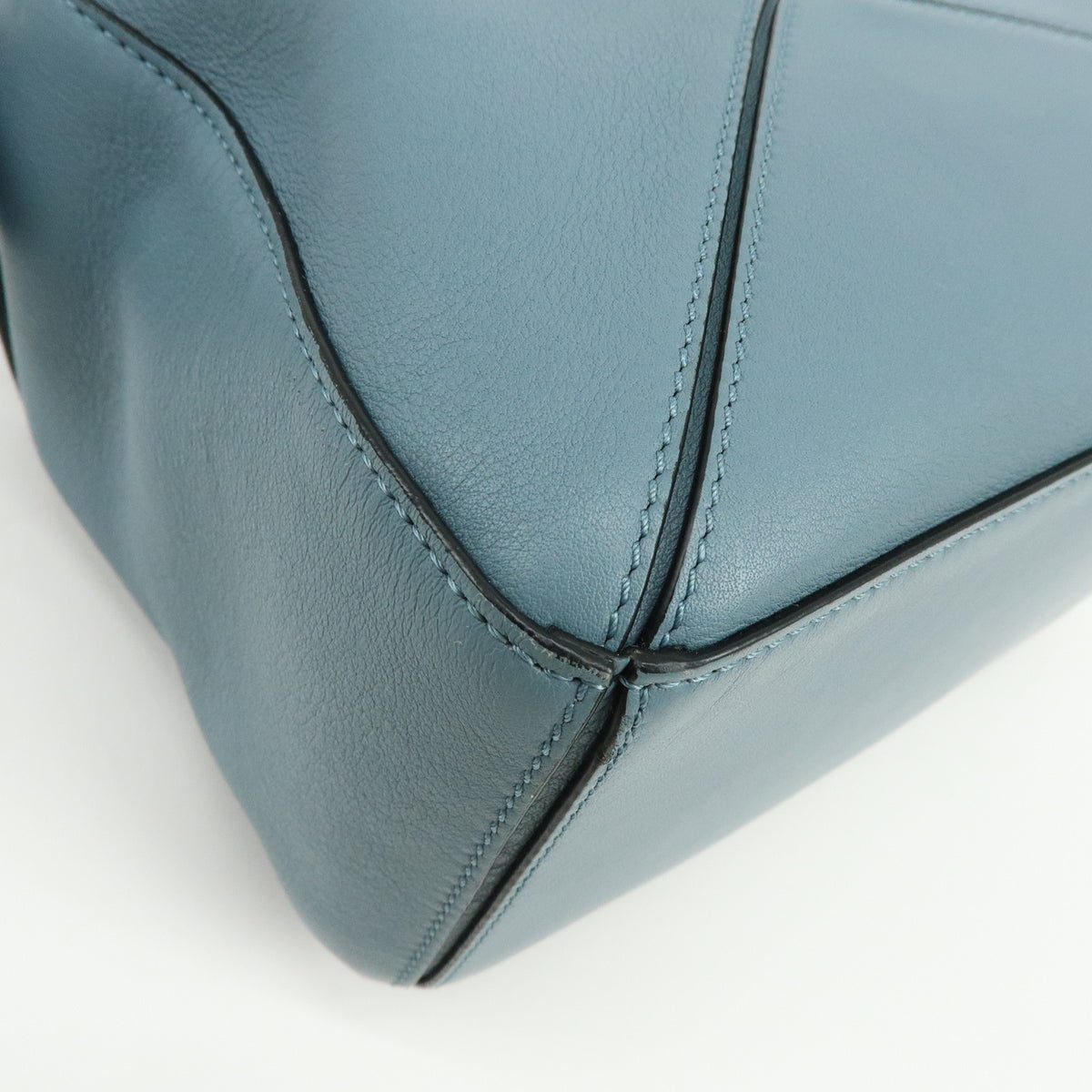 LOEWE Anagram Puzzle Bag Leather 2Way Bag Hand Shoulder Bag Light Blue