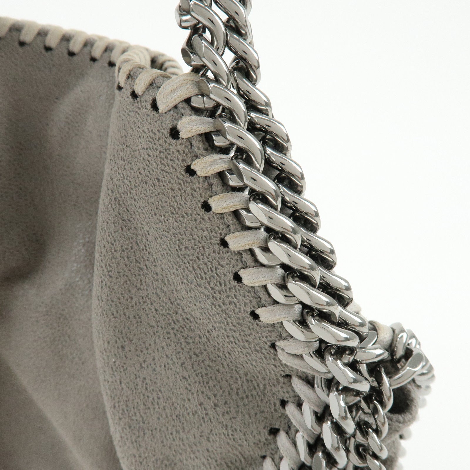STELLA MCCARTNEY Falabella Faux Leather 2Way Bag Grey 371223