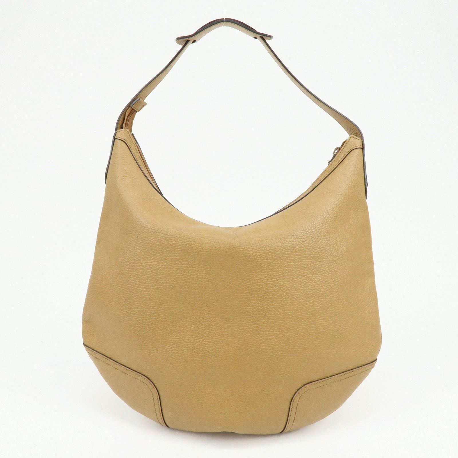 GUCCI Sherry Leather Shoulder Bag Hand Bag Beige 293596