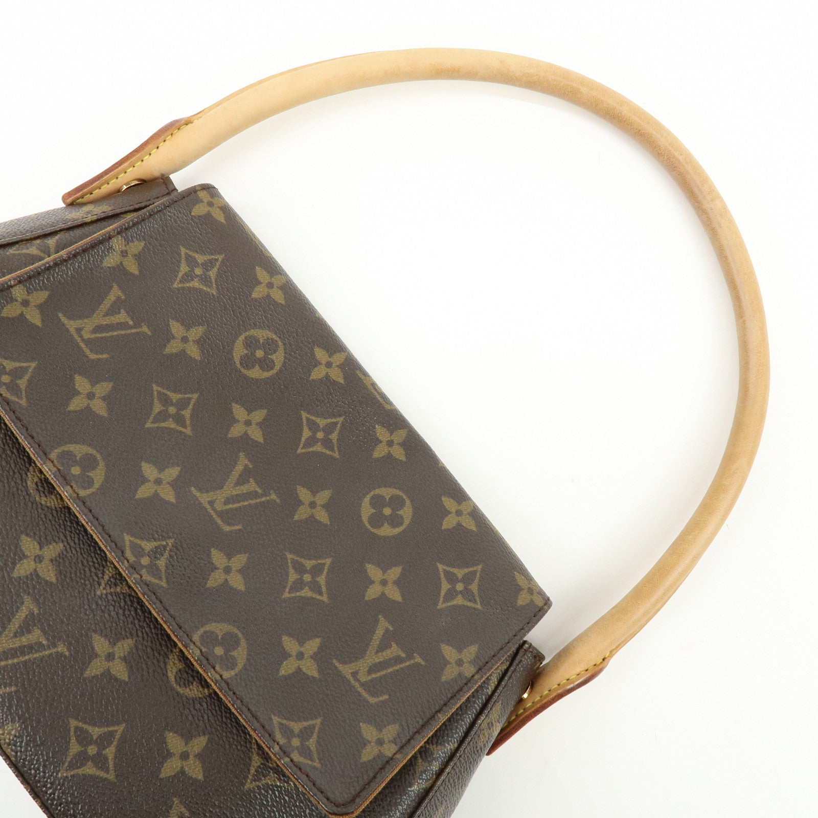Louis Vuitton Monogram Mini Looping Shoulder Bag Brown M51147