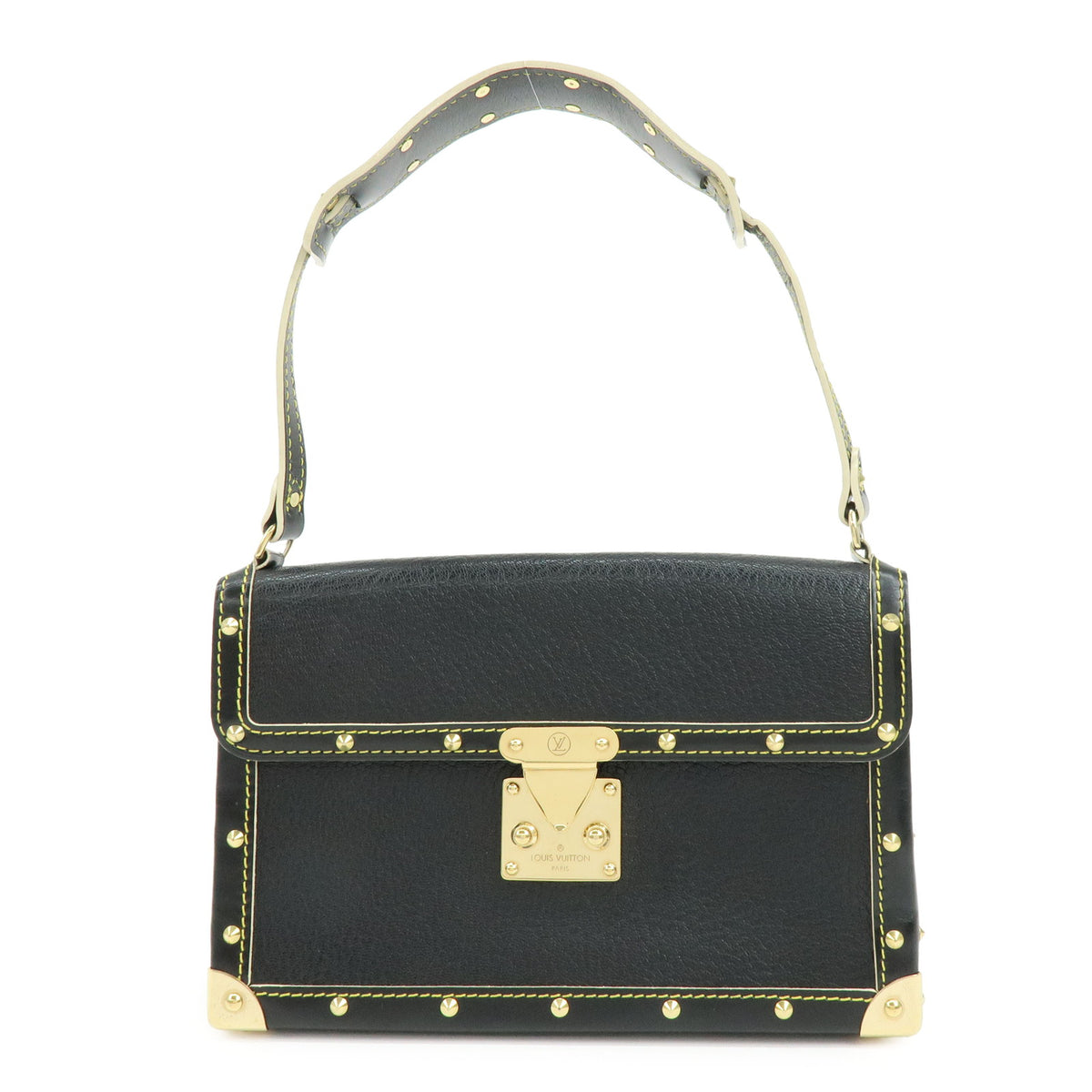 Louis Vuitton Suhari L'Aimable Leather Hand Bag Noir M92847