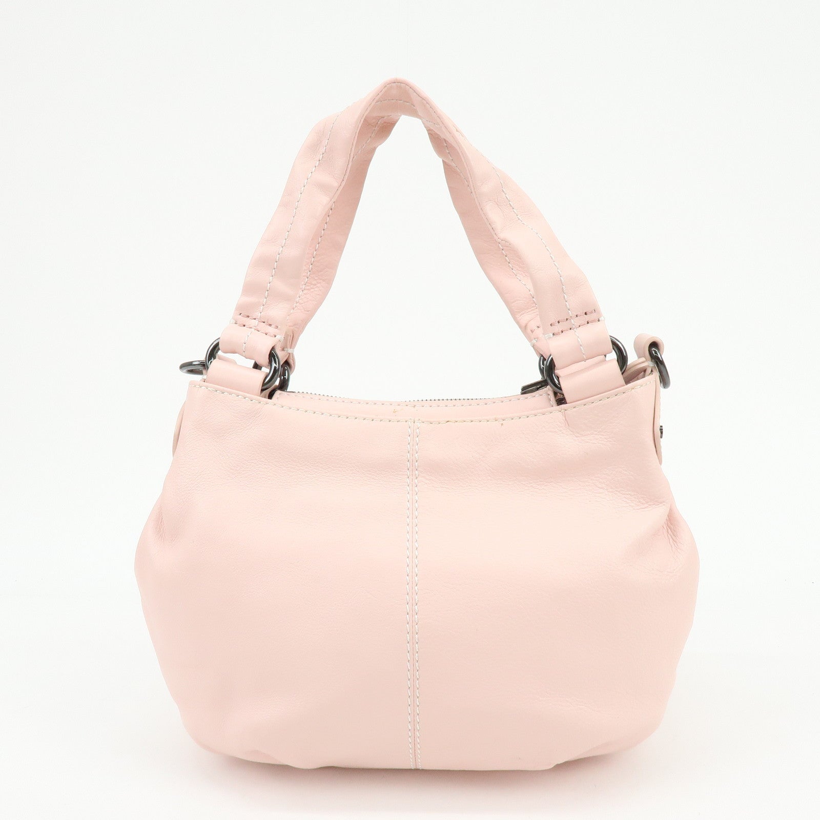 BURBERRY Blue Label Reversible Canvas Leather Shoulder Crossbody Bag