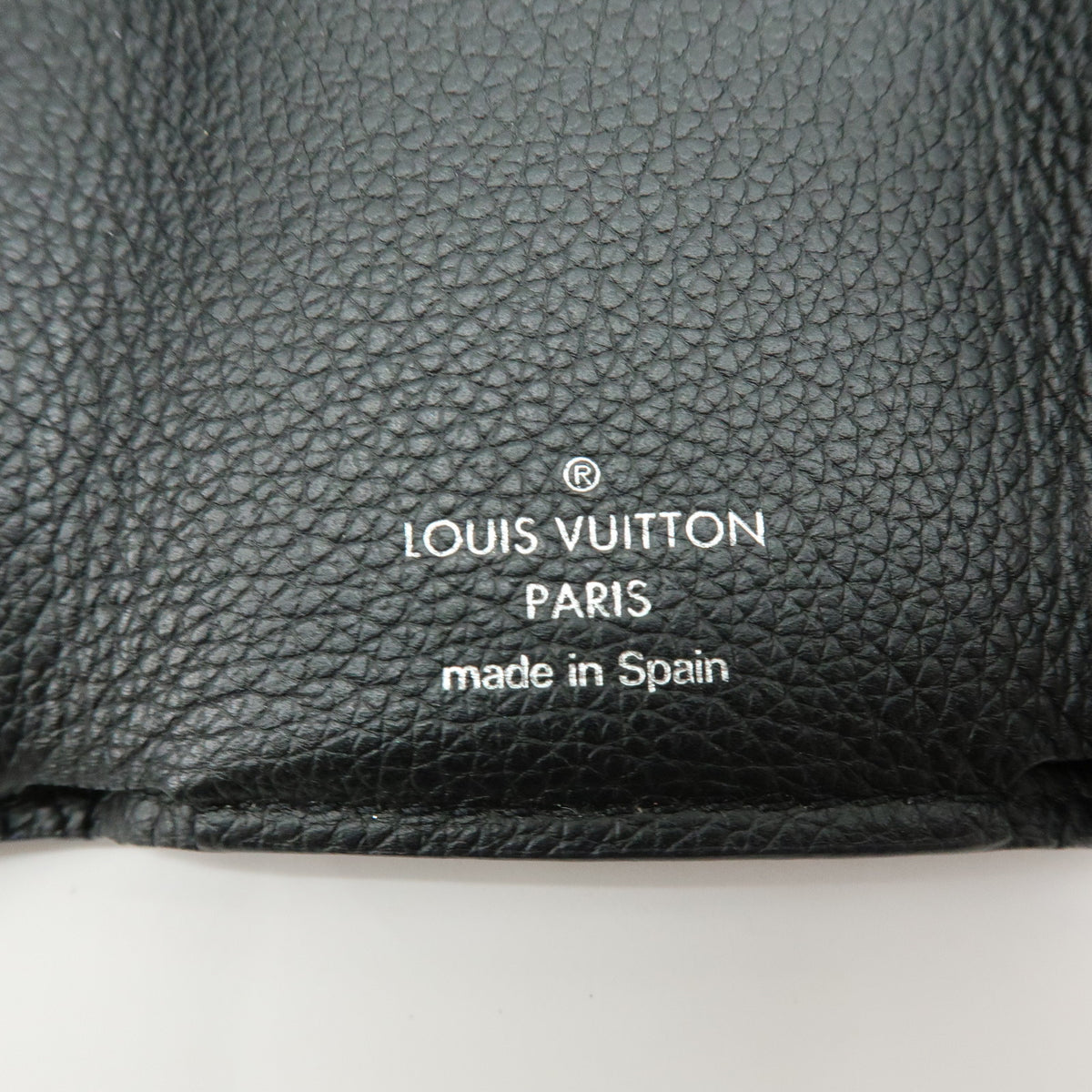 Louis Vuitton Portefeuille Lock Mini Compact Wallet Noir M63921