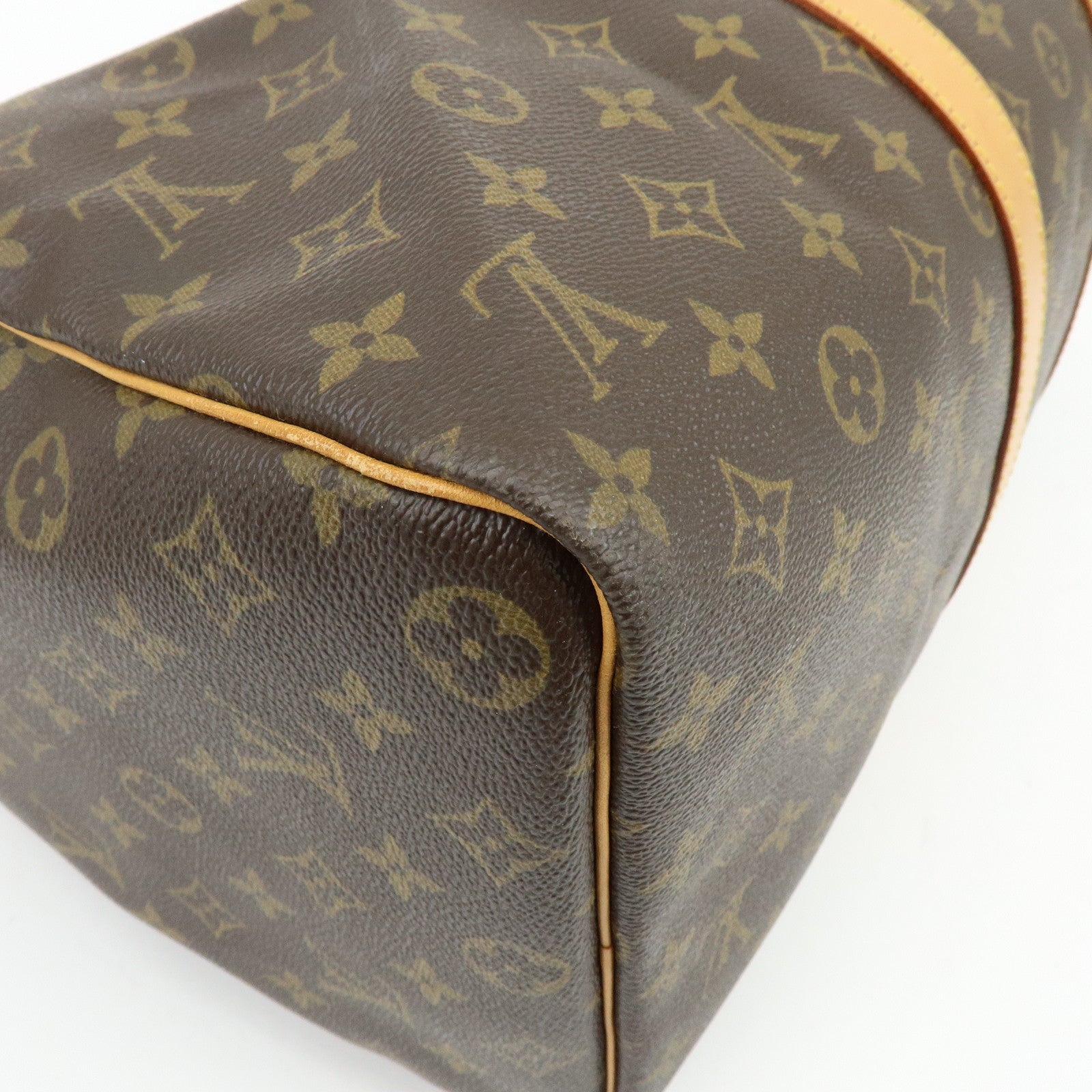 Louis Vuitton Monogram Keep All 45 Boston Bag Brown M41428