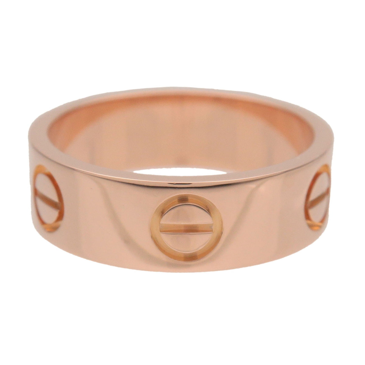 Cartier Love Ring K18 750PG Rose Gold #50 US5.5 EU50 HK11