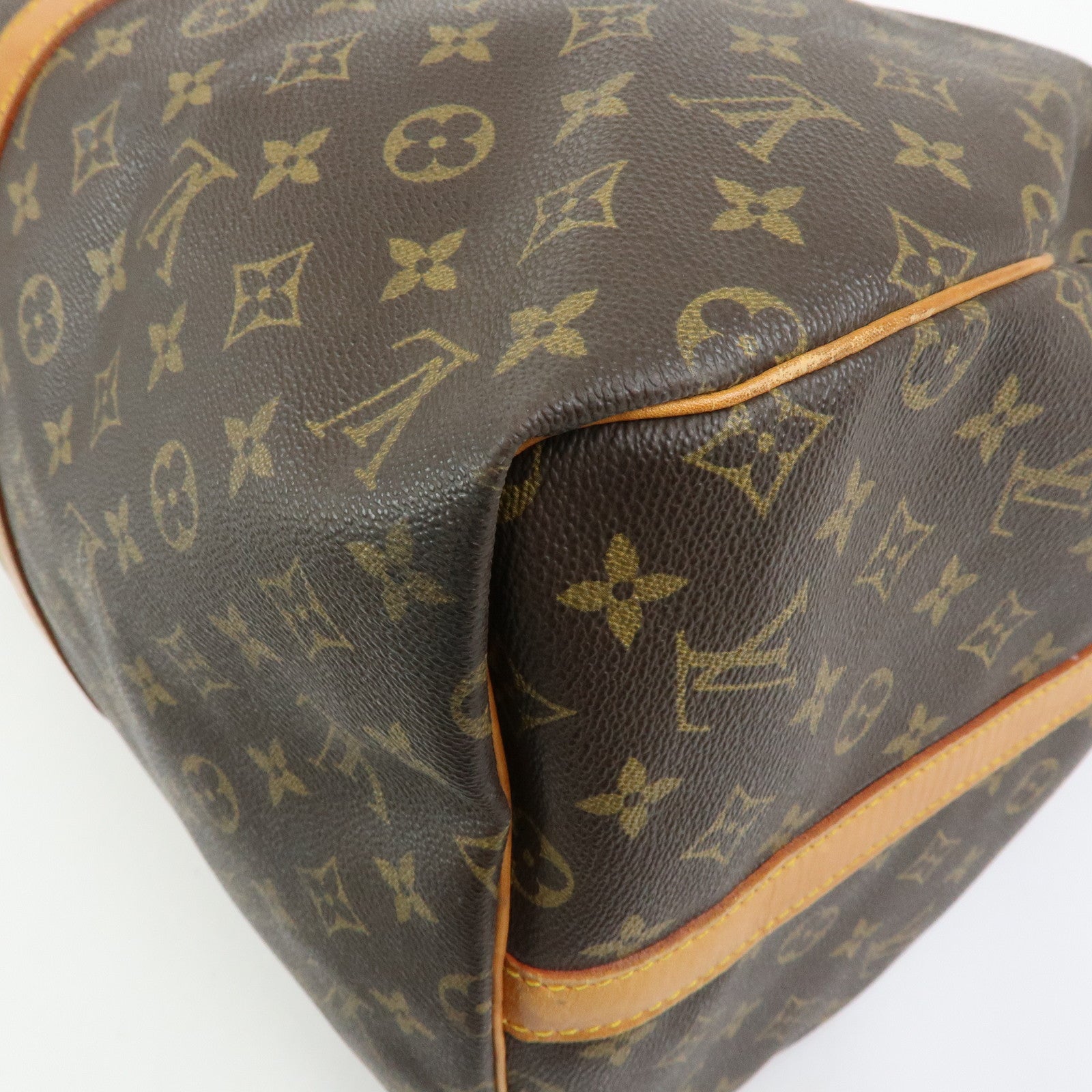 Louis Vuitton Keep All Bandouliere 55 Boston Bag Hand Bag Brown M41414
