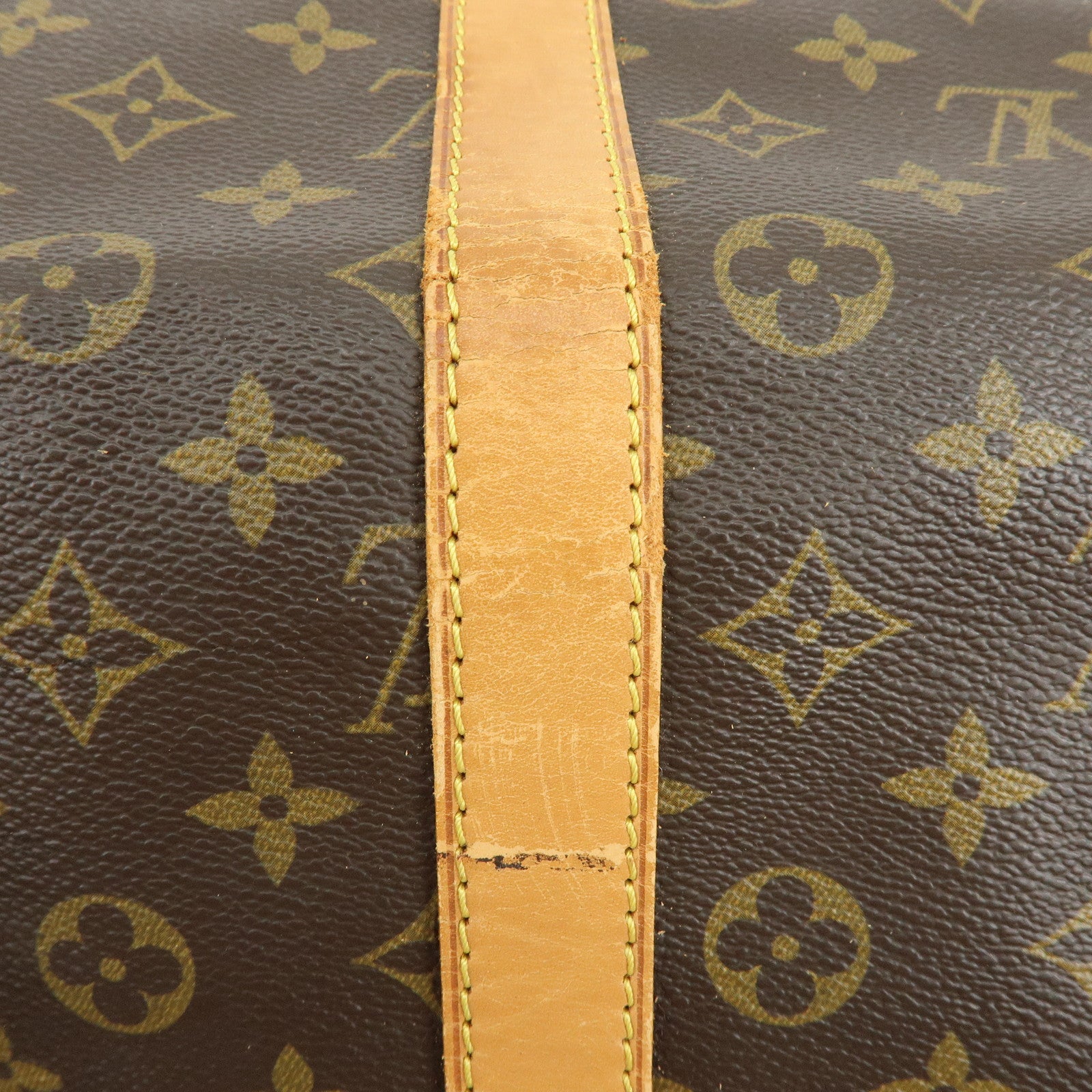 Louis Vuitton Monogram Keep All Bandouliere 55 Boston Bag M41414