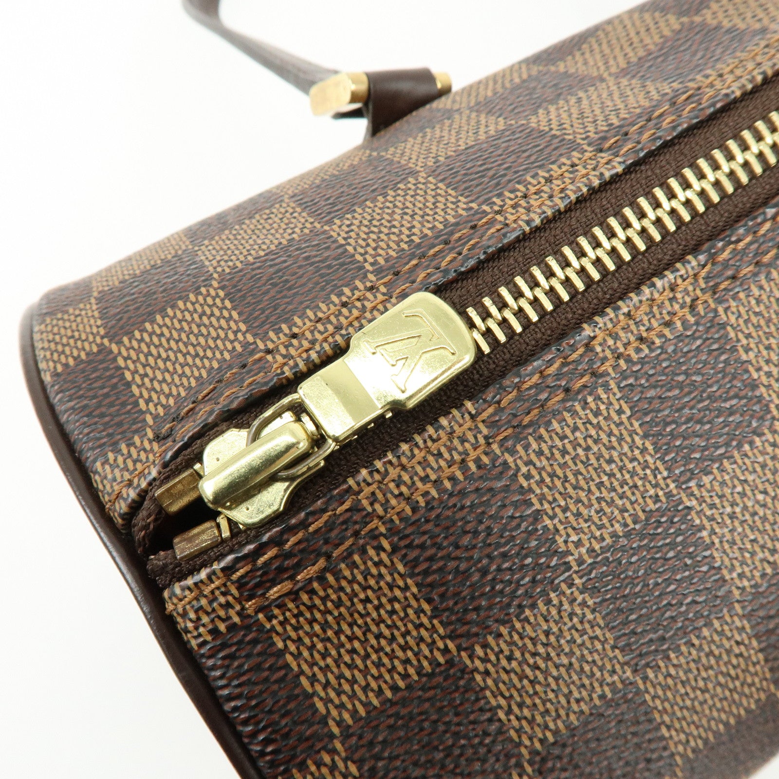 Louis Vuitton Damier Ebene Papillon 30 Hand Bag Brown N51303