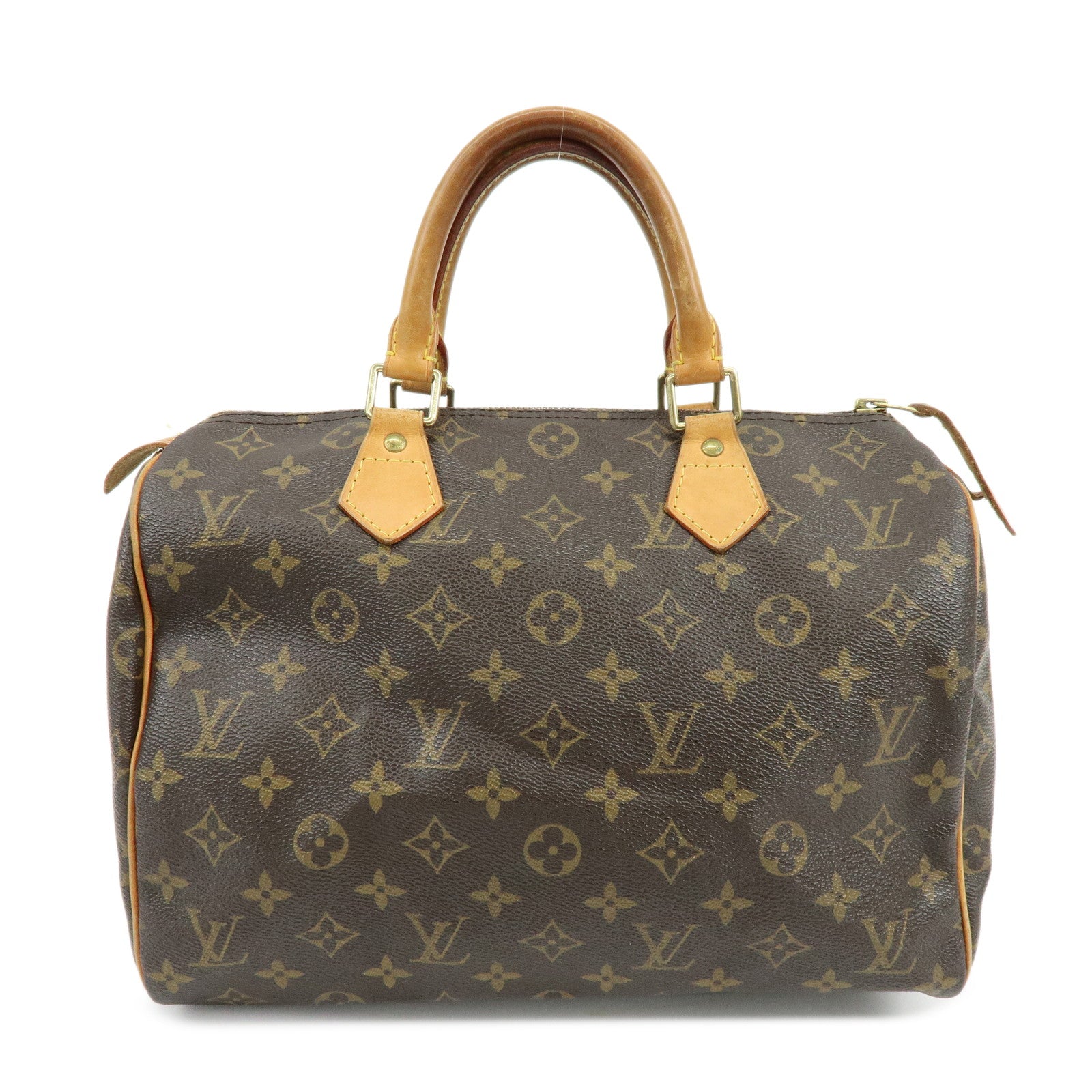 Louis Vuitton Monogram Speedy 30 Boston Bag Hand Bag Brown M41526