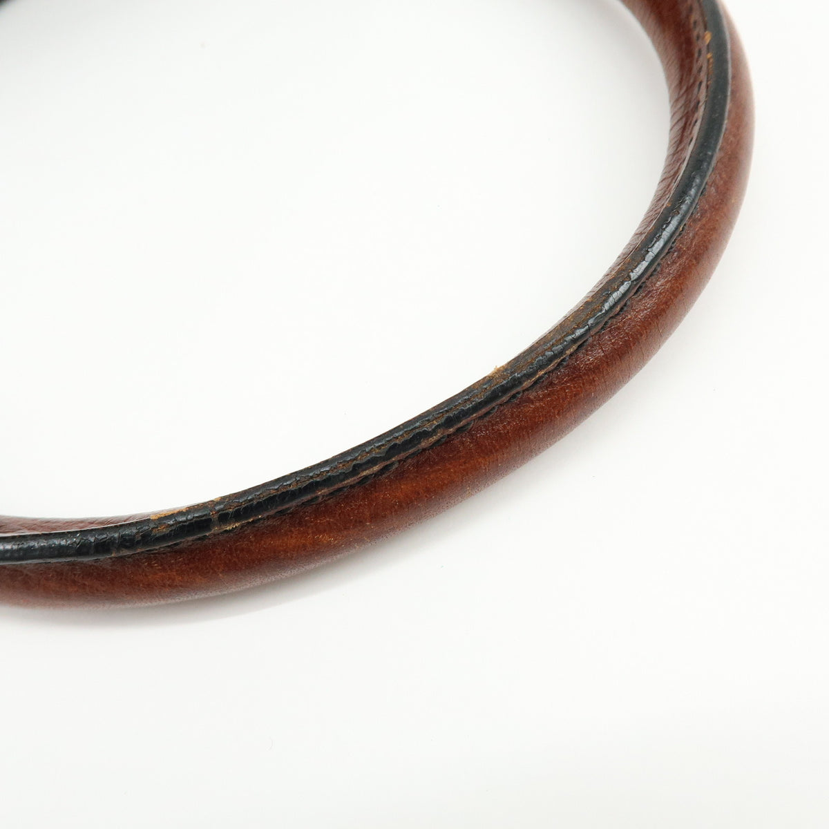 FENDI Zucca Etnico Velour Leather Tote Bag Shoulder Bag Brown 8BN157