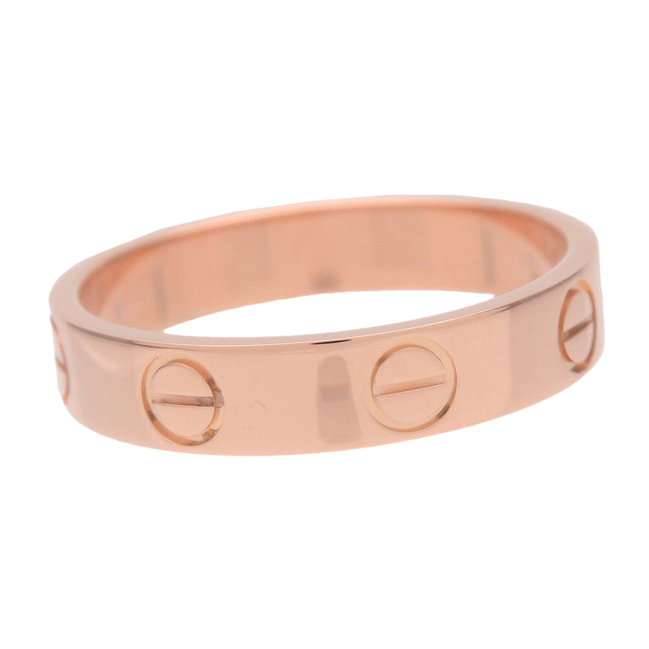 Cartier Mini Love Ring #50 K18 750PG Rose Gold US5.25 EU50 HK11
