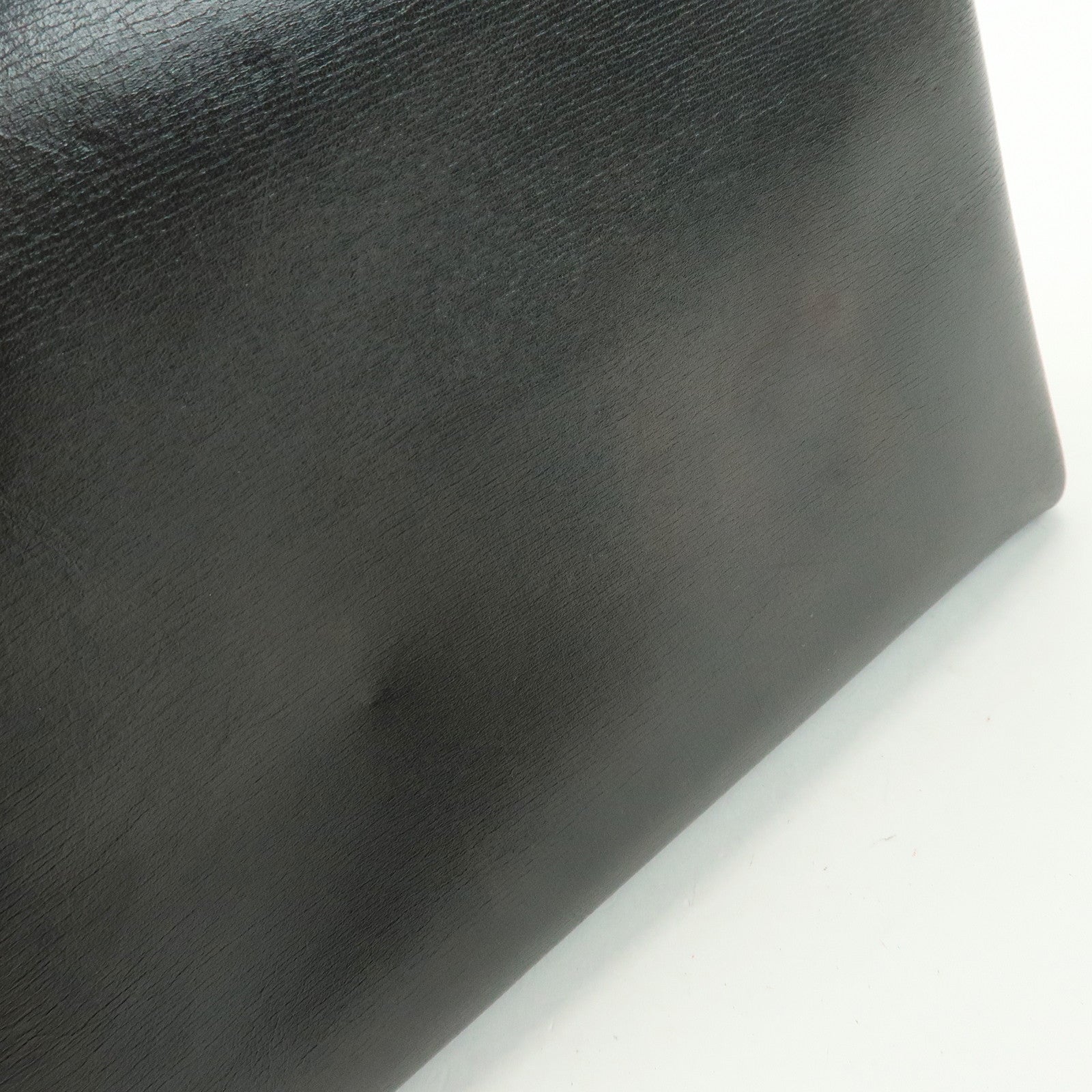 GUCCI Old Gucci Leather Hand Bag Top Handle Bag Black 000・26・0025