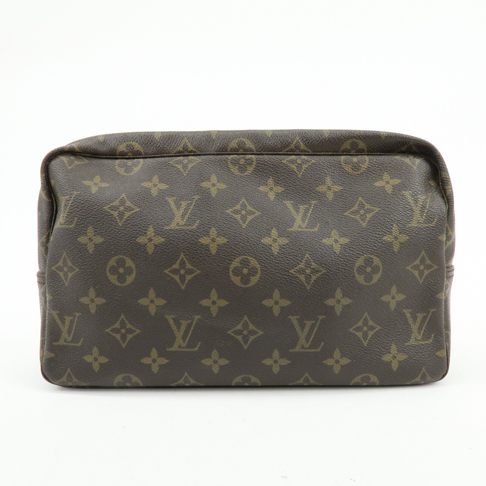 Louis Vuitton Monogram Trousse Toilette 28 Pouch Brown M47522