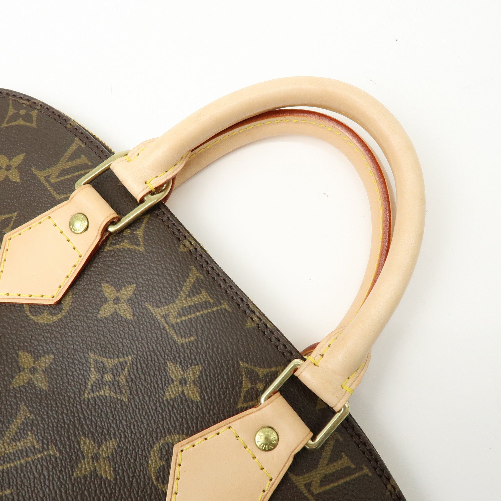 Louis Vuitton Monogram Alma PM Canvas Leather Hand Bag Brown M51130