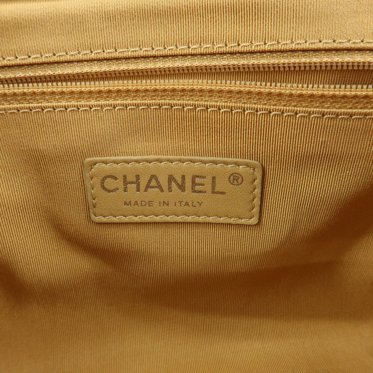 CHANEL Matelasse Luxury Line Lamb Skin Chain Shoulder Bag Brown A49889