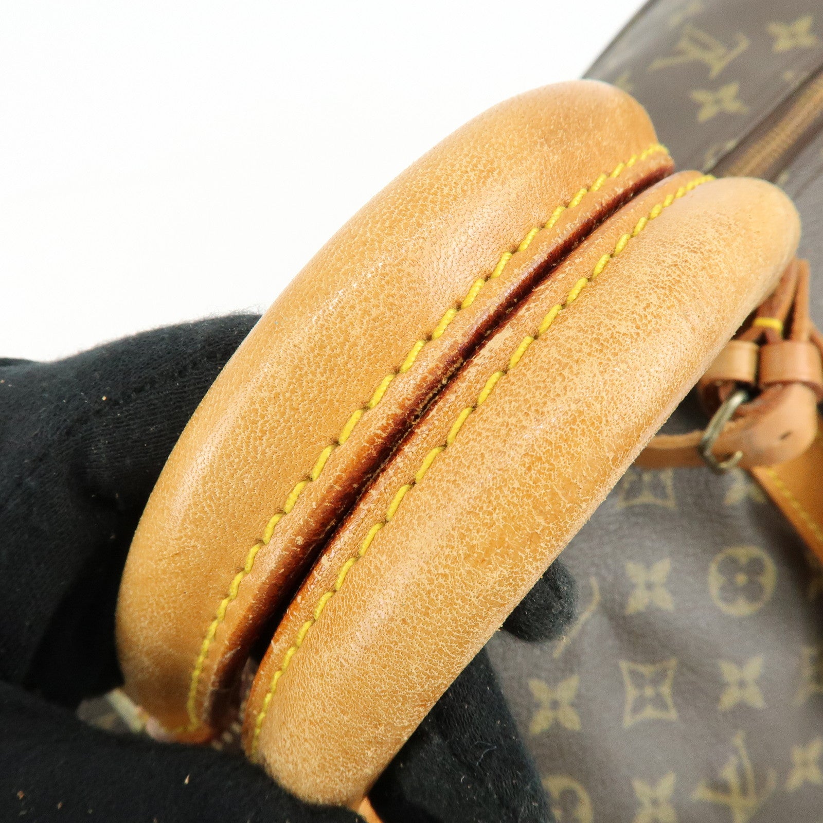 Louis Vuitton Monogram Keep All 60 Boston Bag Brown M41422
