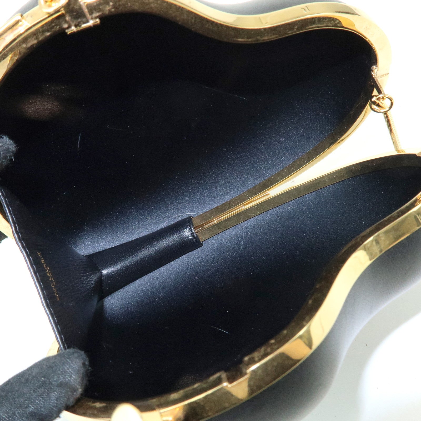 SAINT LAURENT PARIS Cassandra Calf Leather Love Box Bag Bag 466212