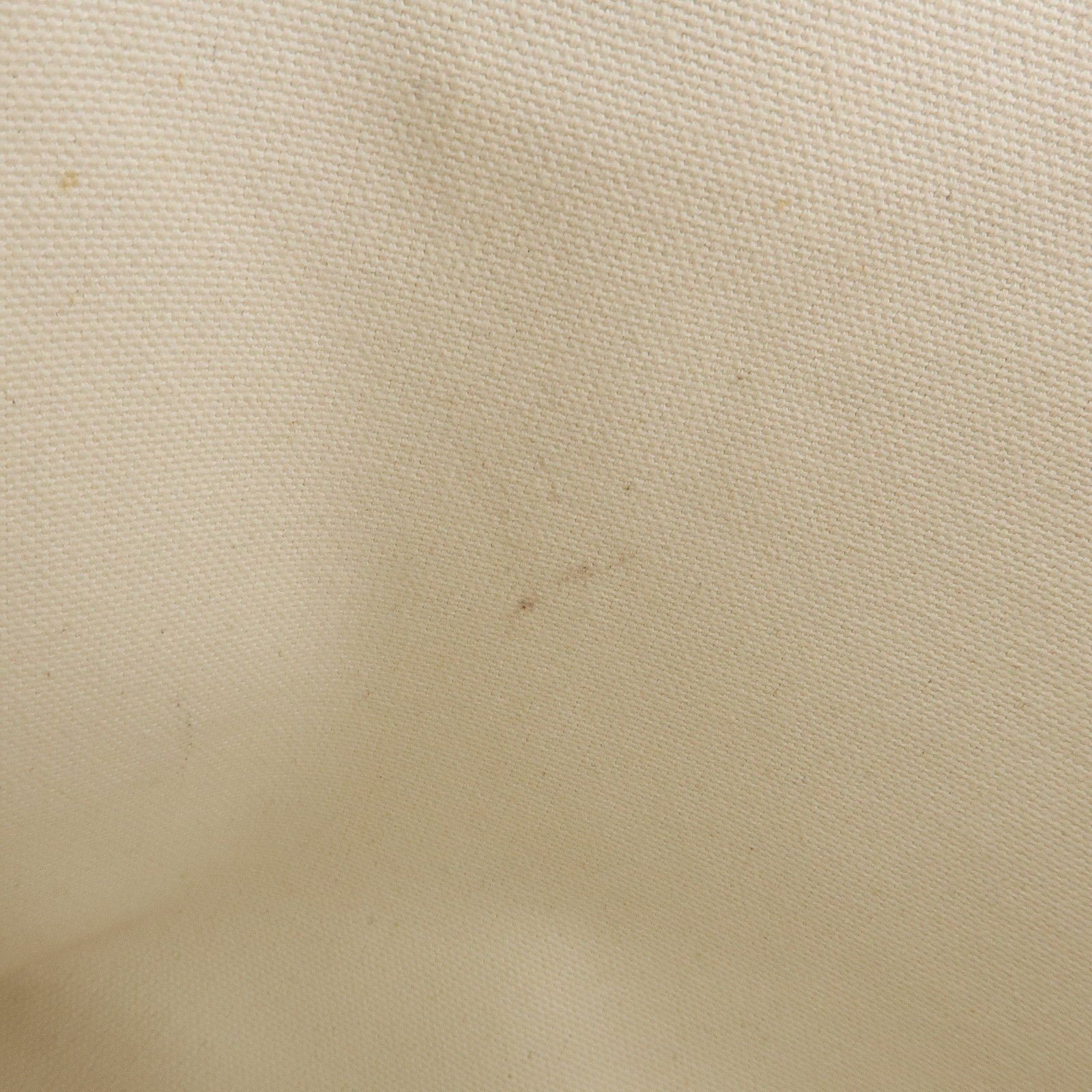 Celine Horizontal Cabas Canvas Leather Tote Bag Natural