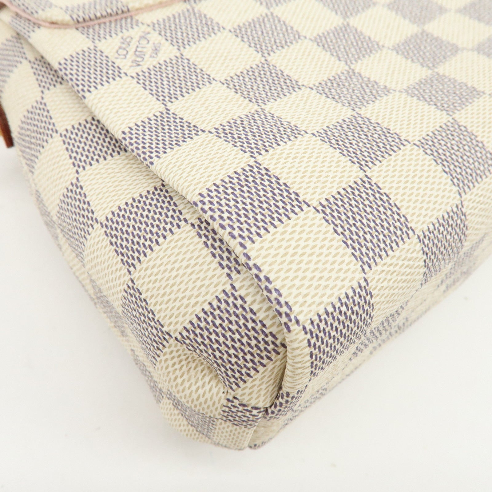 Louis Vuitton Damier Azur Croisette Canvas Leather 2Way Bag N41581