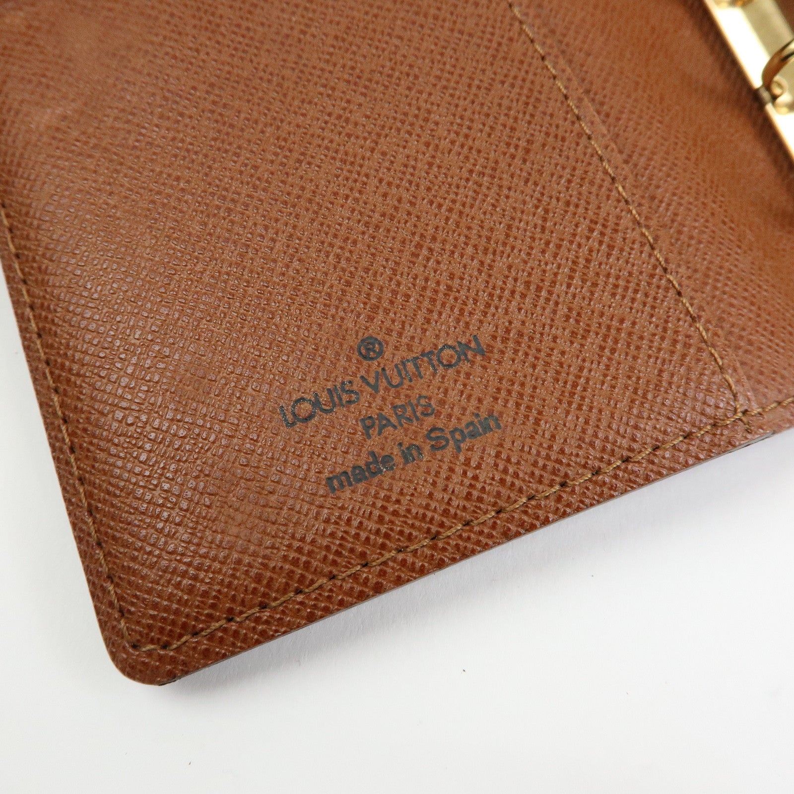 Louis Vuitton Set of 2 Monogram Canvas Leather Planner Cover R20005