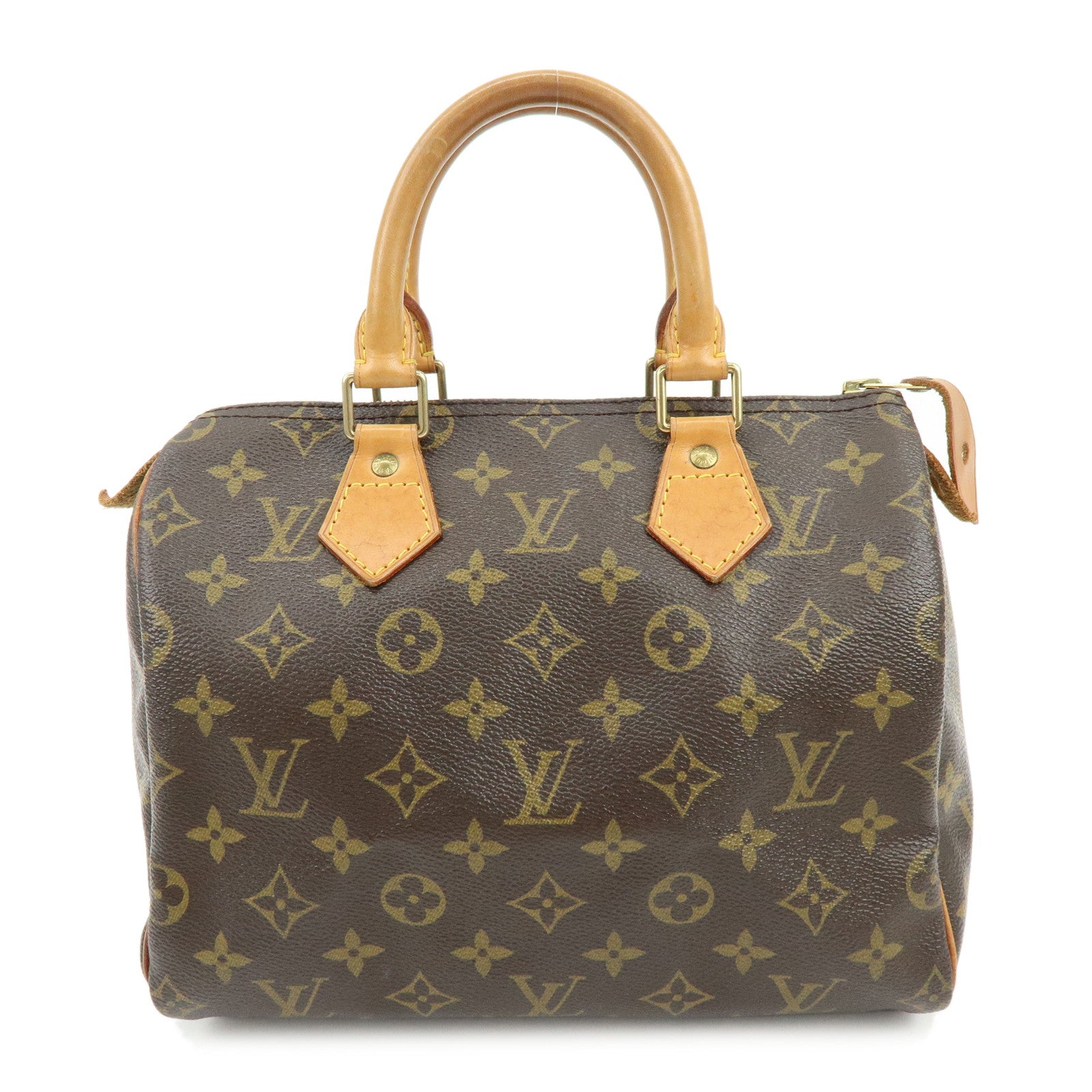 Louis Vuitton Monogram Speedy 25 Boston Bag Hand Bag Brown M41528