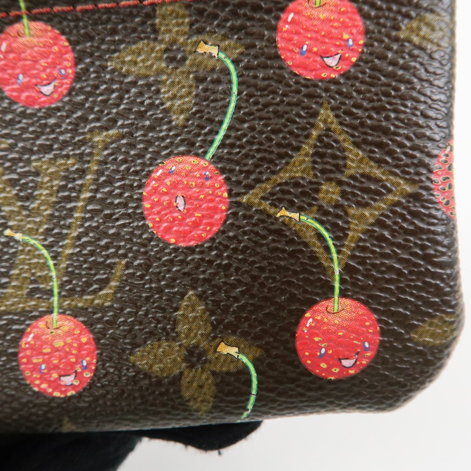 Louis Vuitton Monogram Cherry Pochette Cles Coin Case M95042