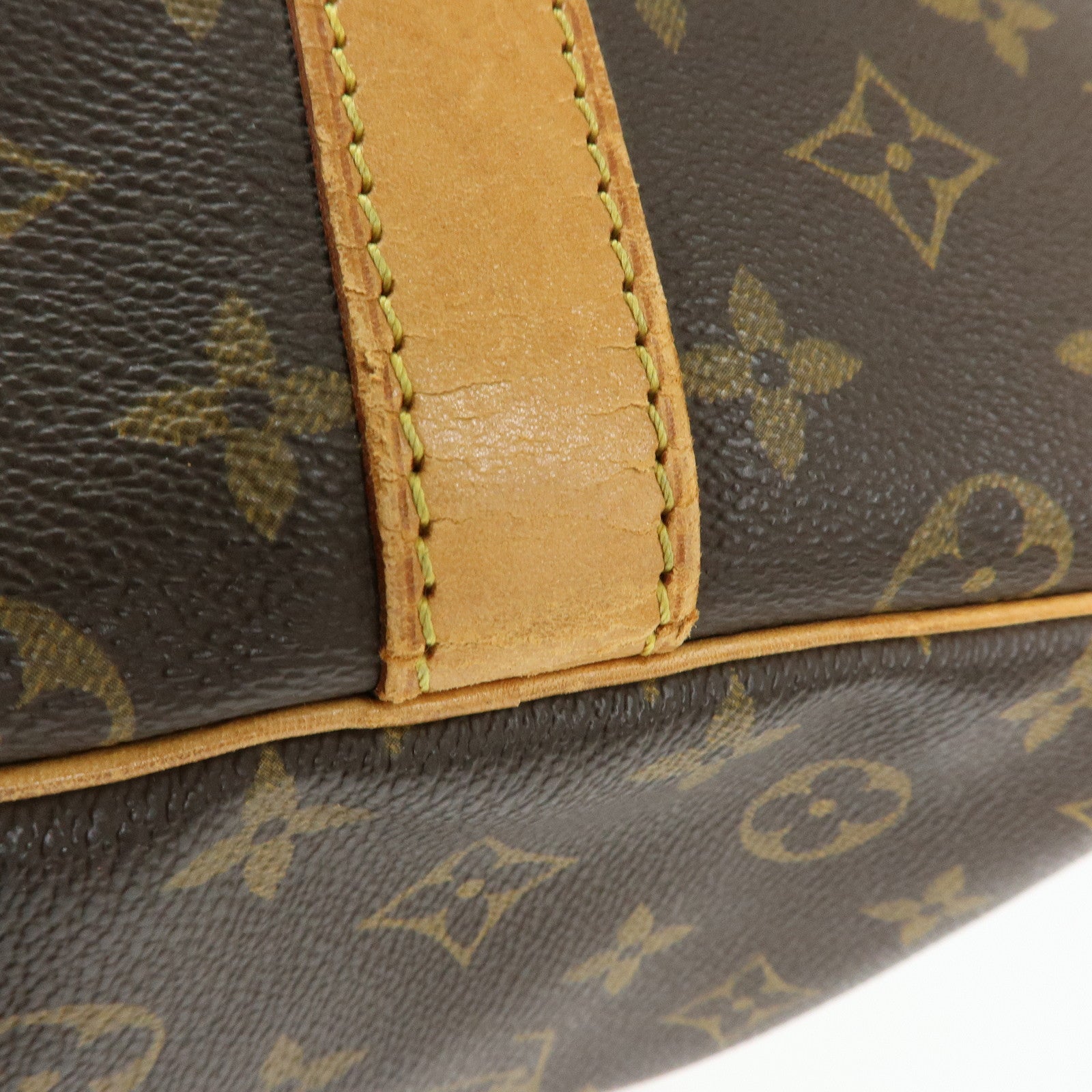 Louis Vuitton Monogram Keep All Bandouliere 60 Boston Bag Brown M41412