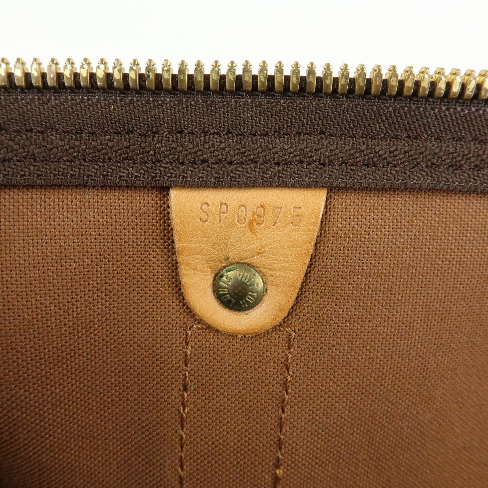 Louis Vuitton Monogram Keep All 50 Boston Bag Brown M41426