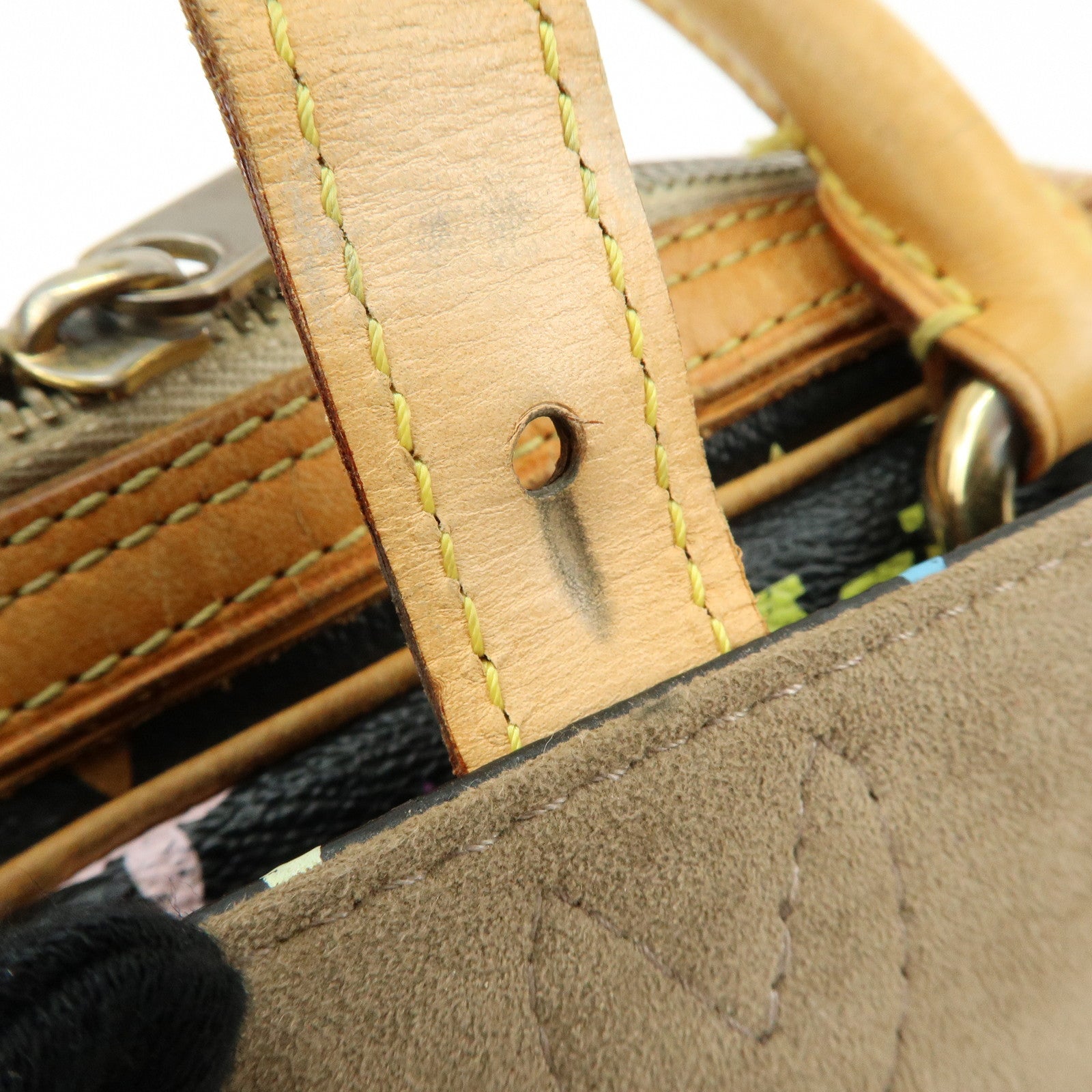Louis Vuitton Monogram Multicolor Priscilla Hand Bag Noir M40097