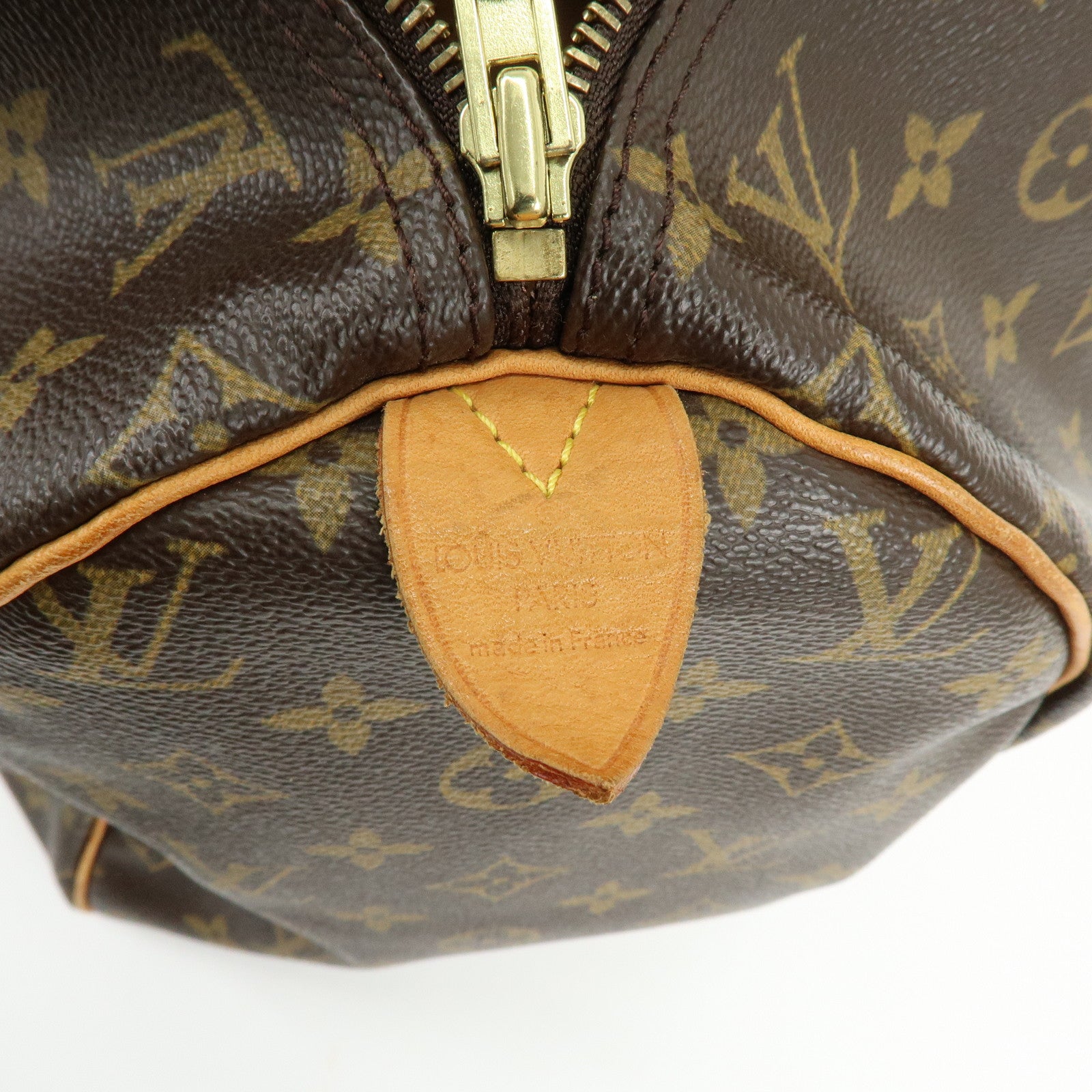 Louis Vuitton Monogram Speedy 40 Hand Bag Boston Bag Brown M41522