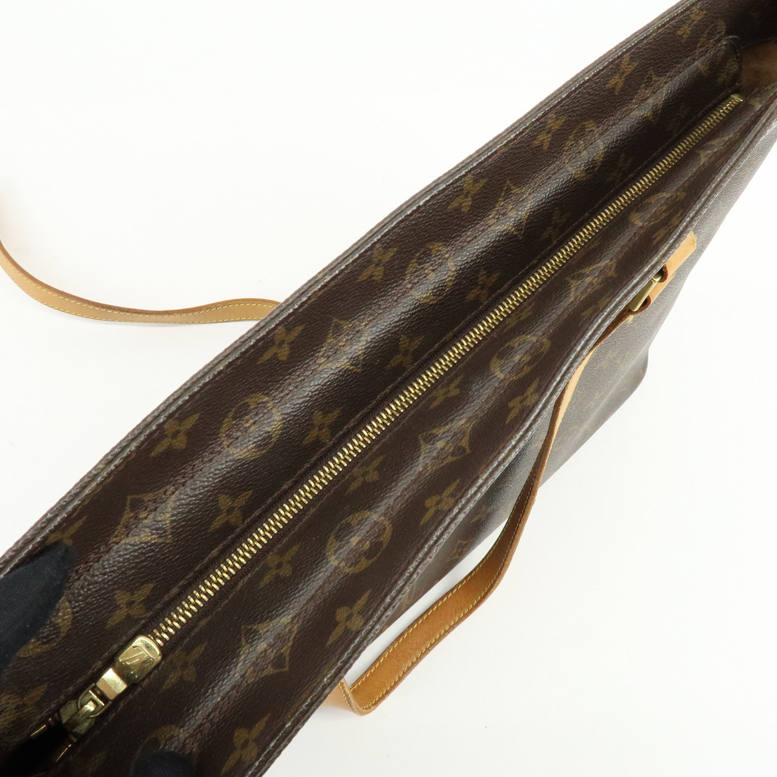 Louis Vuitton Monogram Luco Tote Bag Shoulder Bag Brown M51155