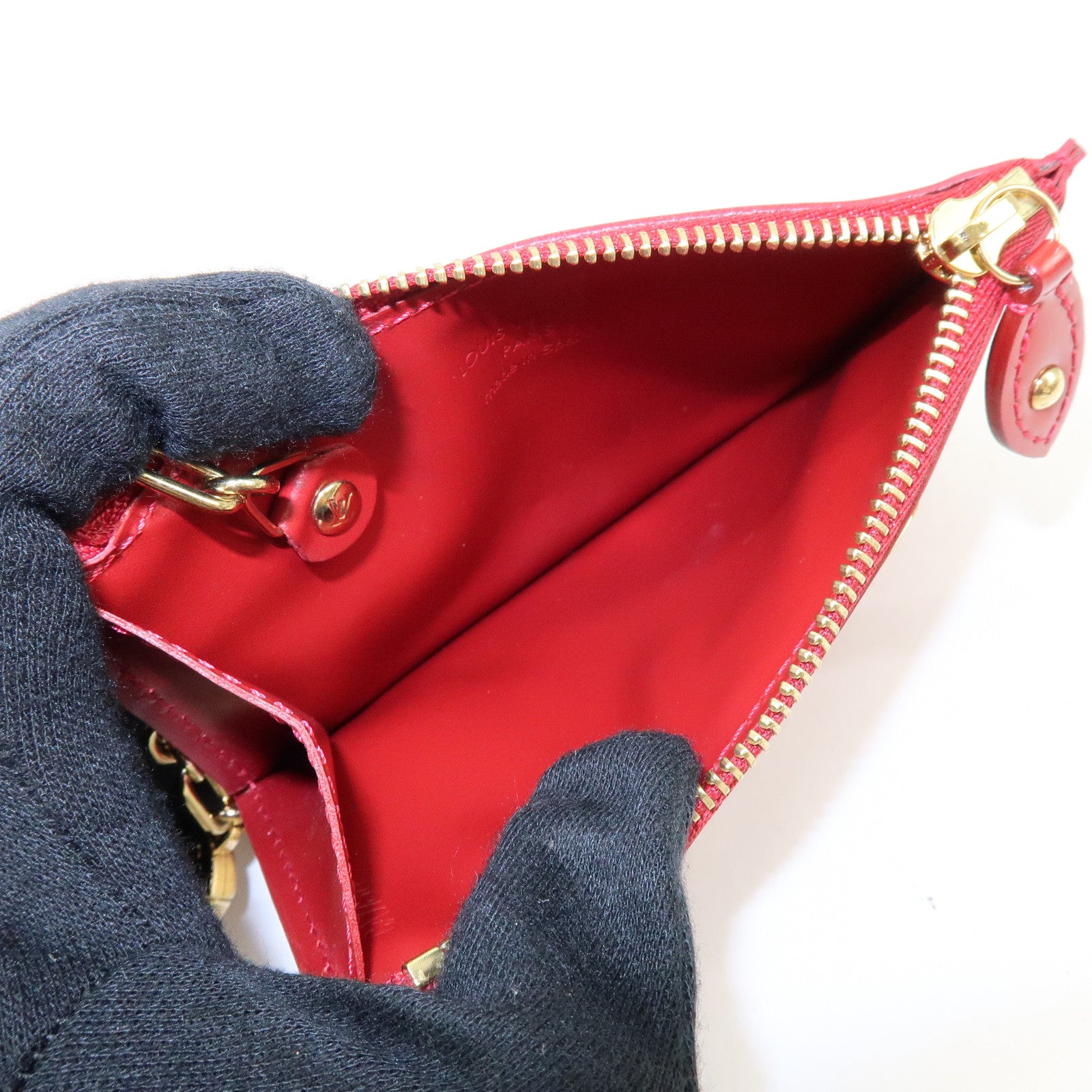 Louis Vuitton Monogram Vernis Pochette Cles NM Coin Case M93559