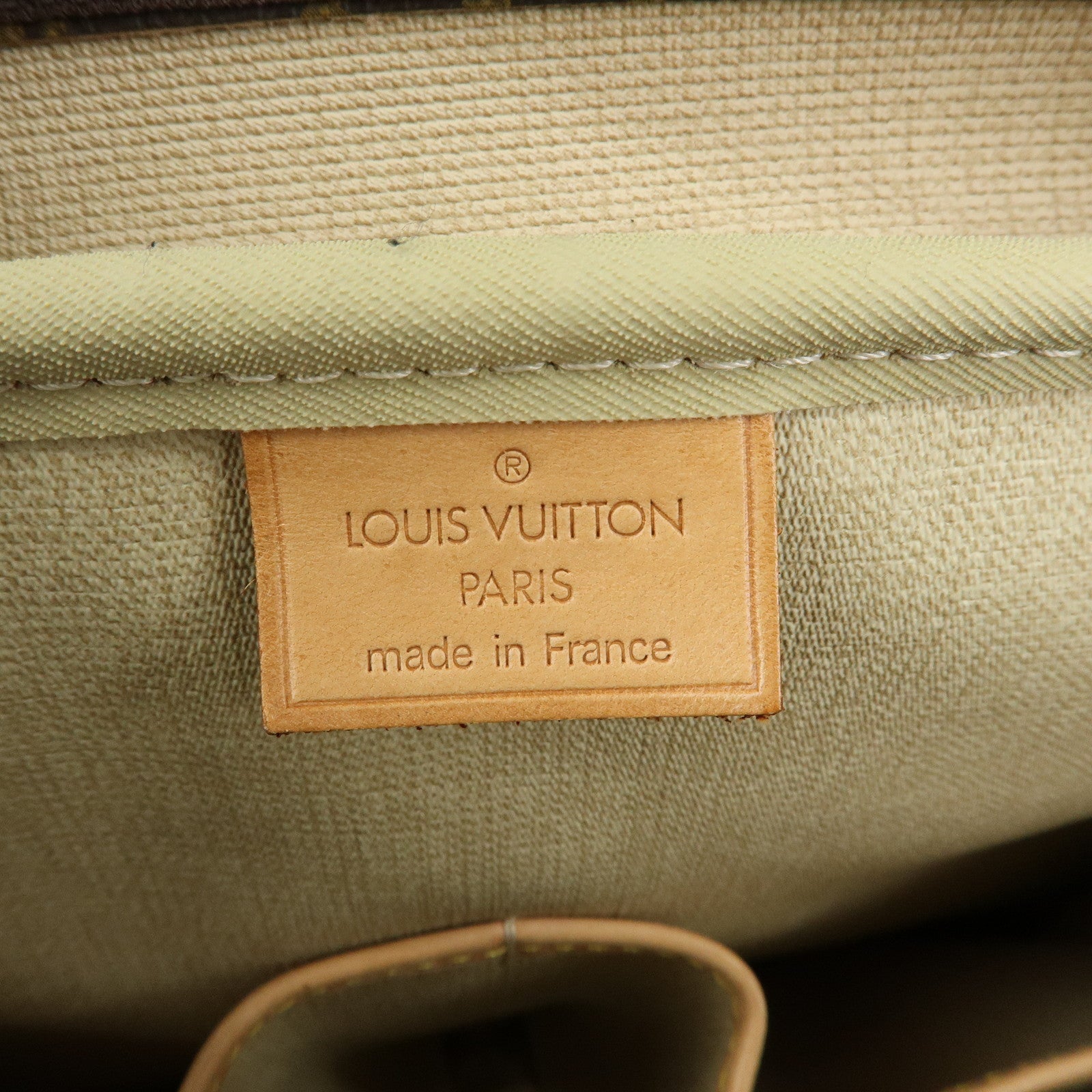 Louis Vuitton Monogram Deauville Canvas Hand Bag Brown M47270