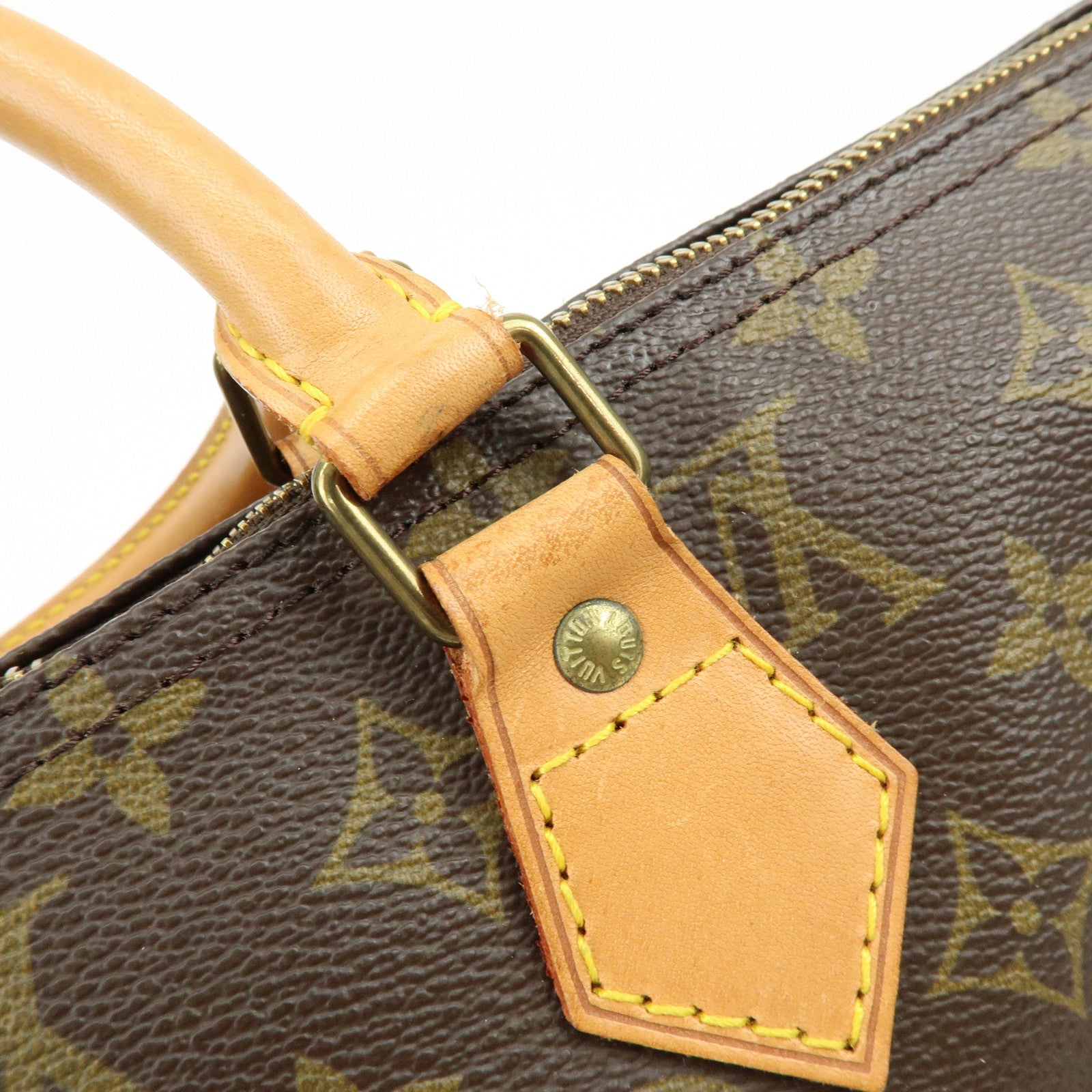 Louis Vuitton Monogram Speedy 40 Hand Bag Boston Bag Brown M41522