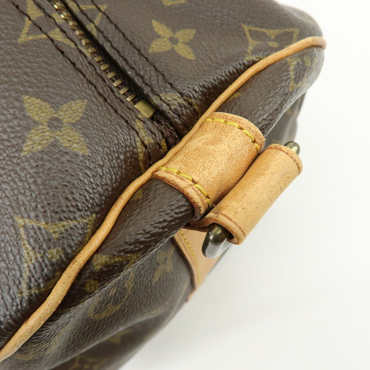 Louis Vuitton Monogram Keep All Bandouliere 55 Boston Bag Brown M41414