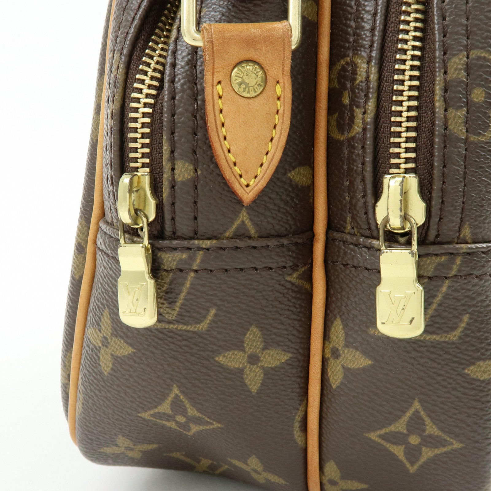 Louis Vuitton Monogram Reporter PM Shoulder Crossbody Bag Brown M45254