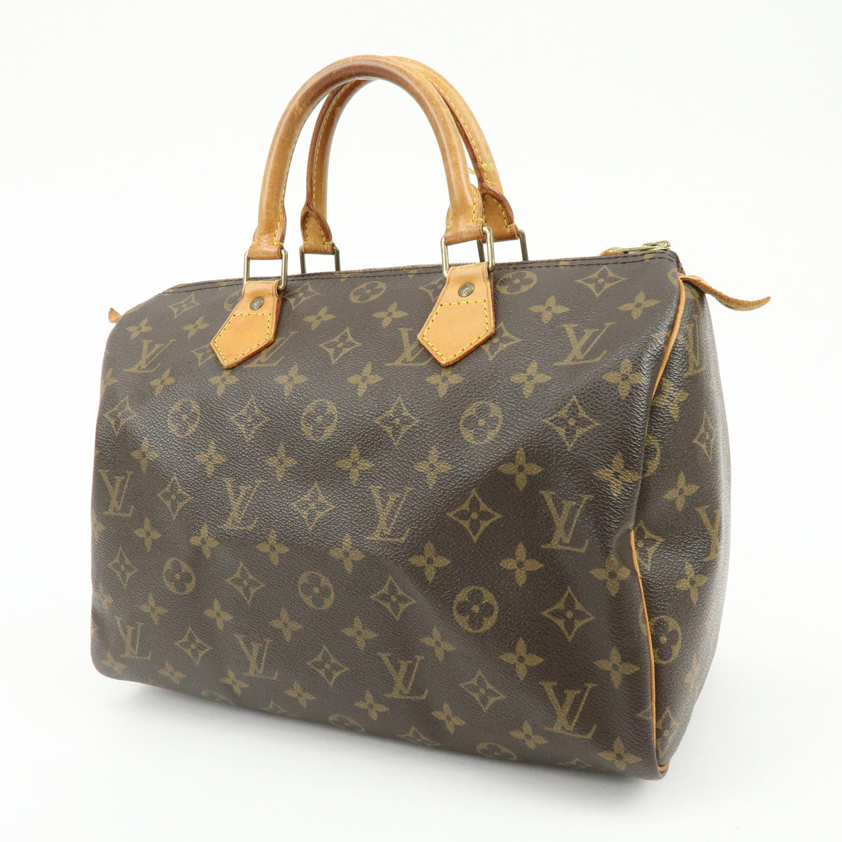 Louis Vuitton Monogram Speedy 30 Boston Bag Hand Bag Brown M41526